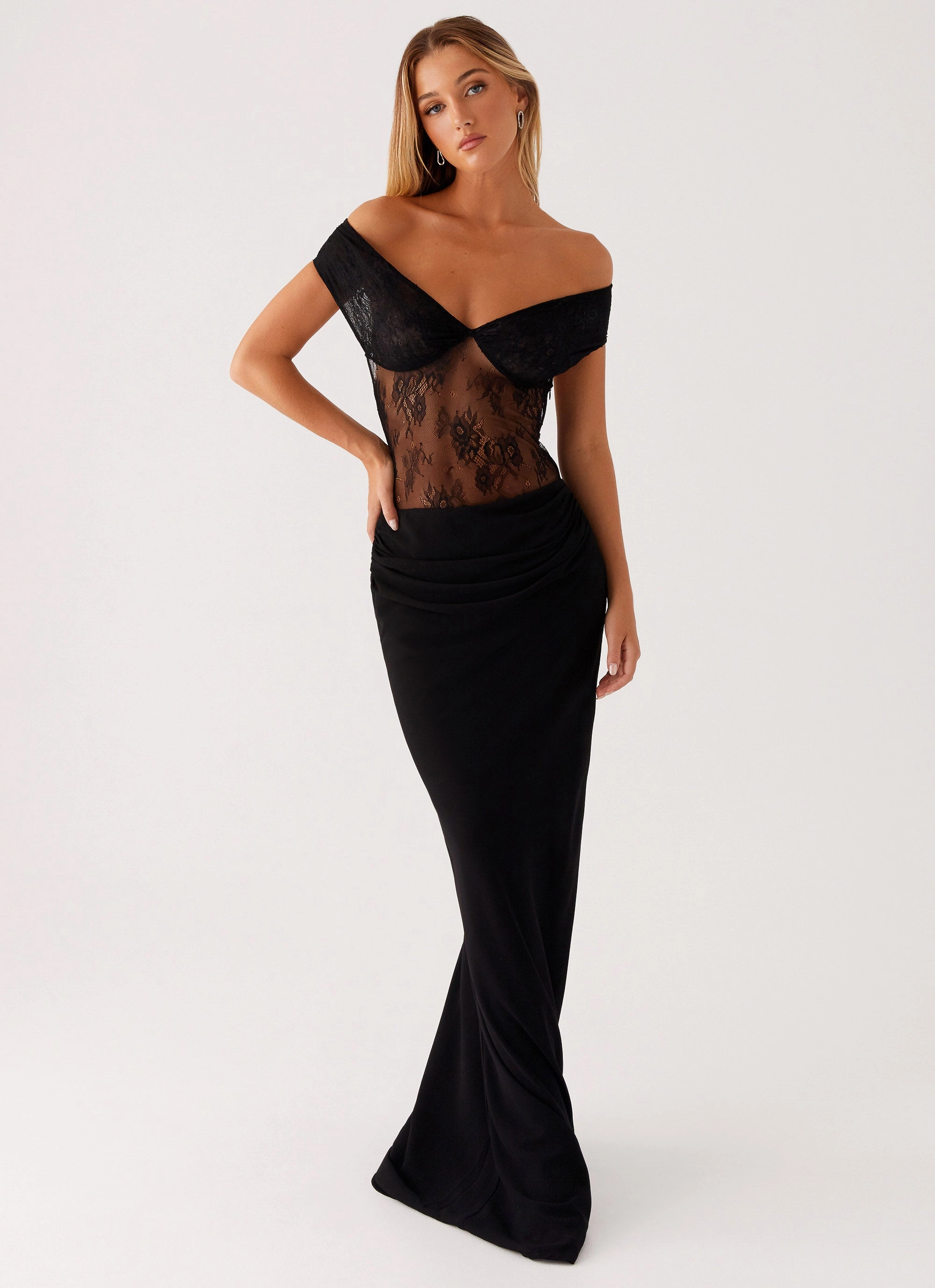 Trendy Fit Look Elle Maxi Dress - Black