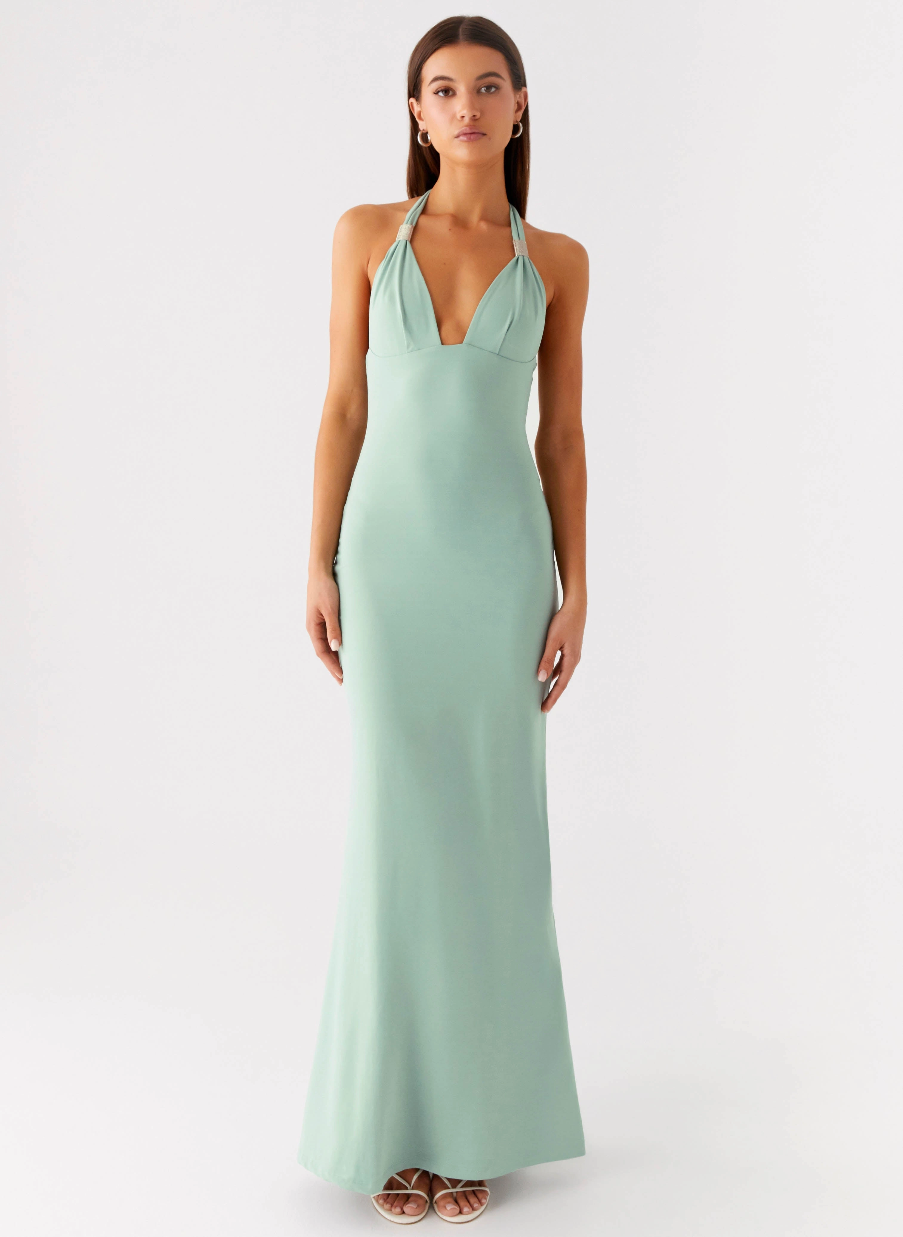 Fern Valley Maxi Dress - Sage Timeless Style Wear Classic Movement