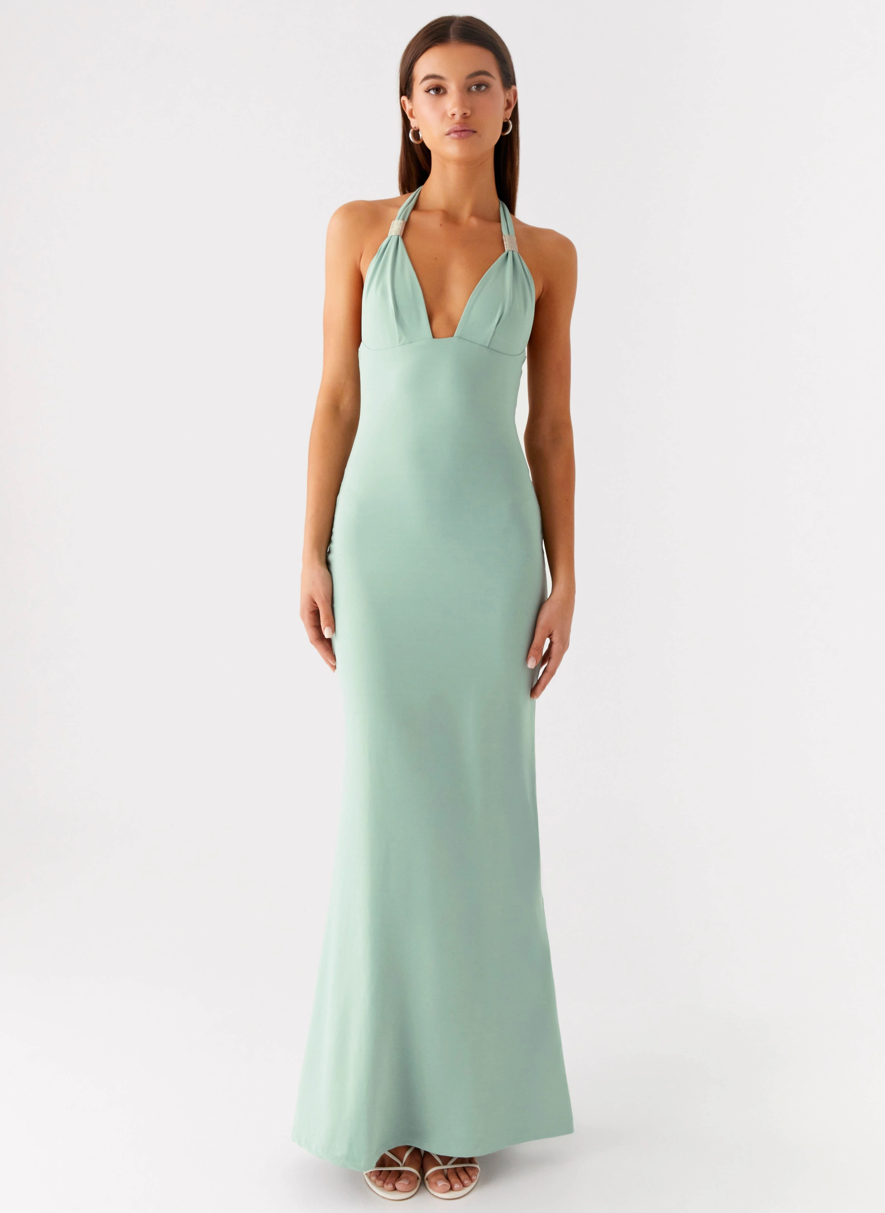 Fern Valley Maxi Dress - Sage Autumn Ready