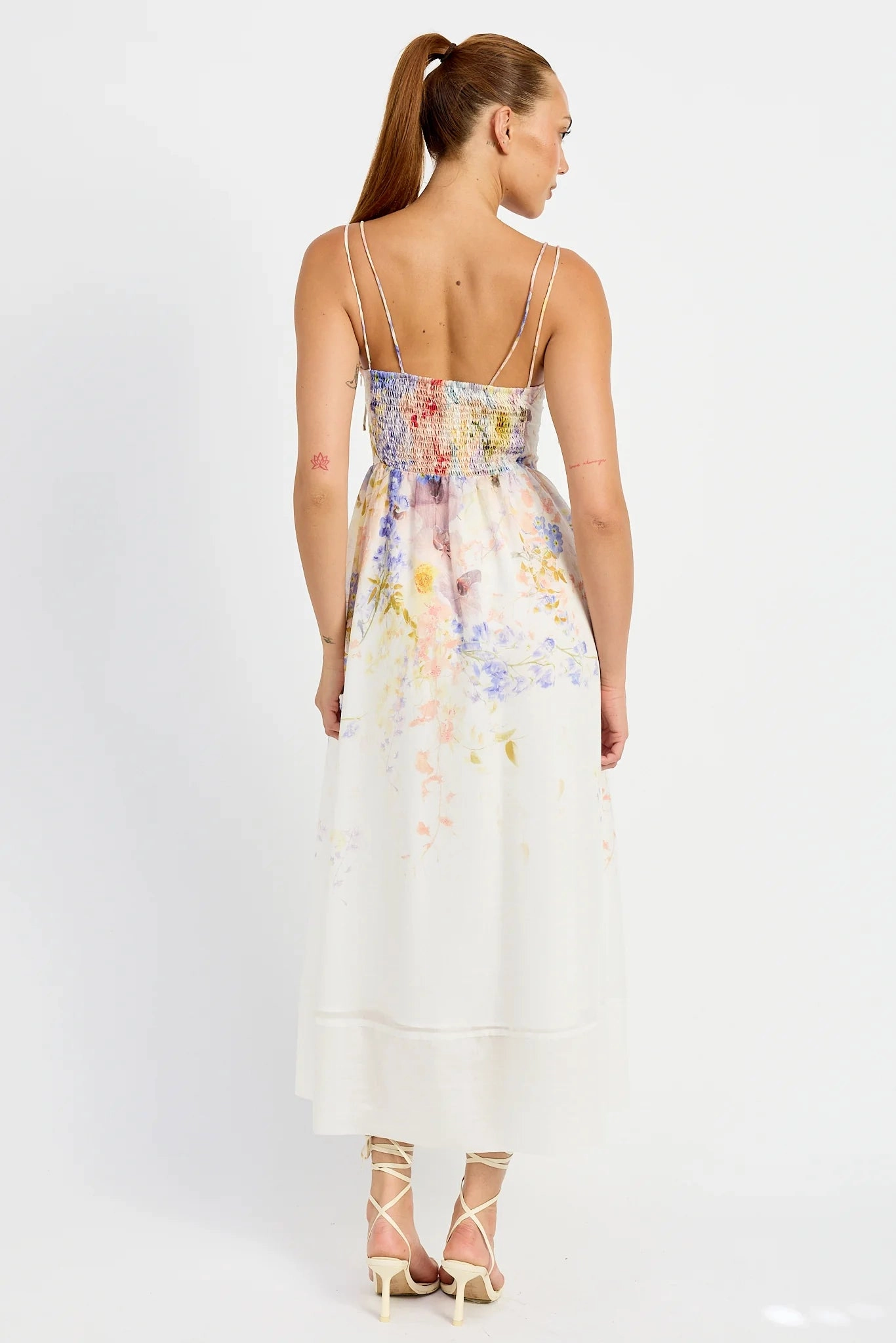 Taylor Midi Dress Bridal-Shower Fresh Texture