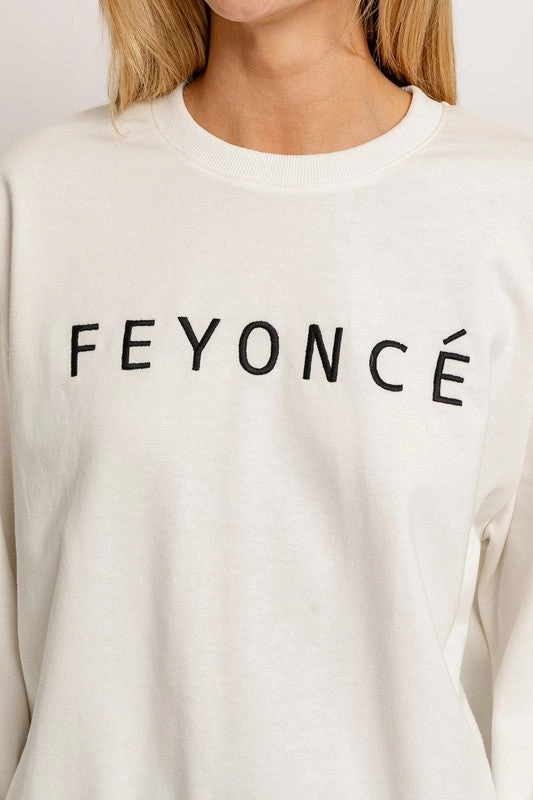 Organic Cotton Fiber MoistureWicking Material Feyonce Sweatshirt