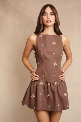 Field of Dreams Mini Dress Work Flex