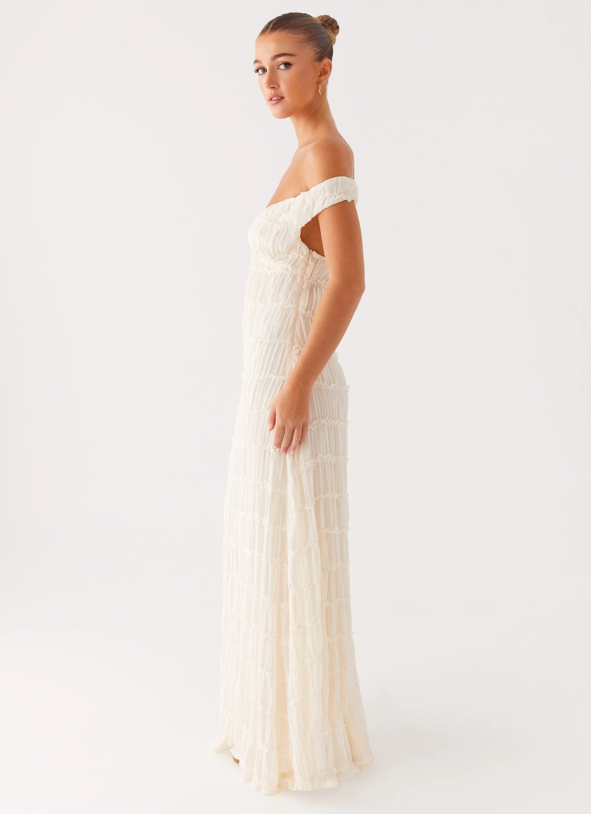 Relaxed Comfort Breath Ease Embrace Maxi Dress - Ivory