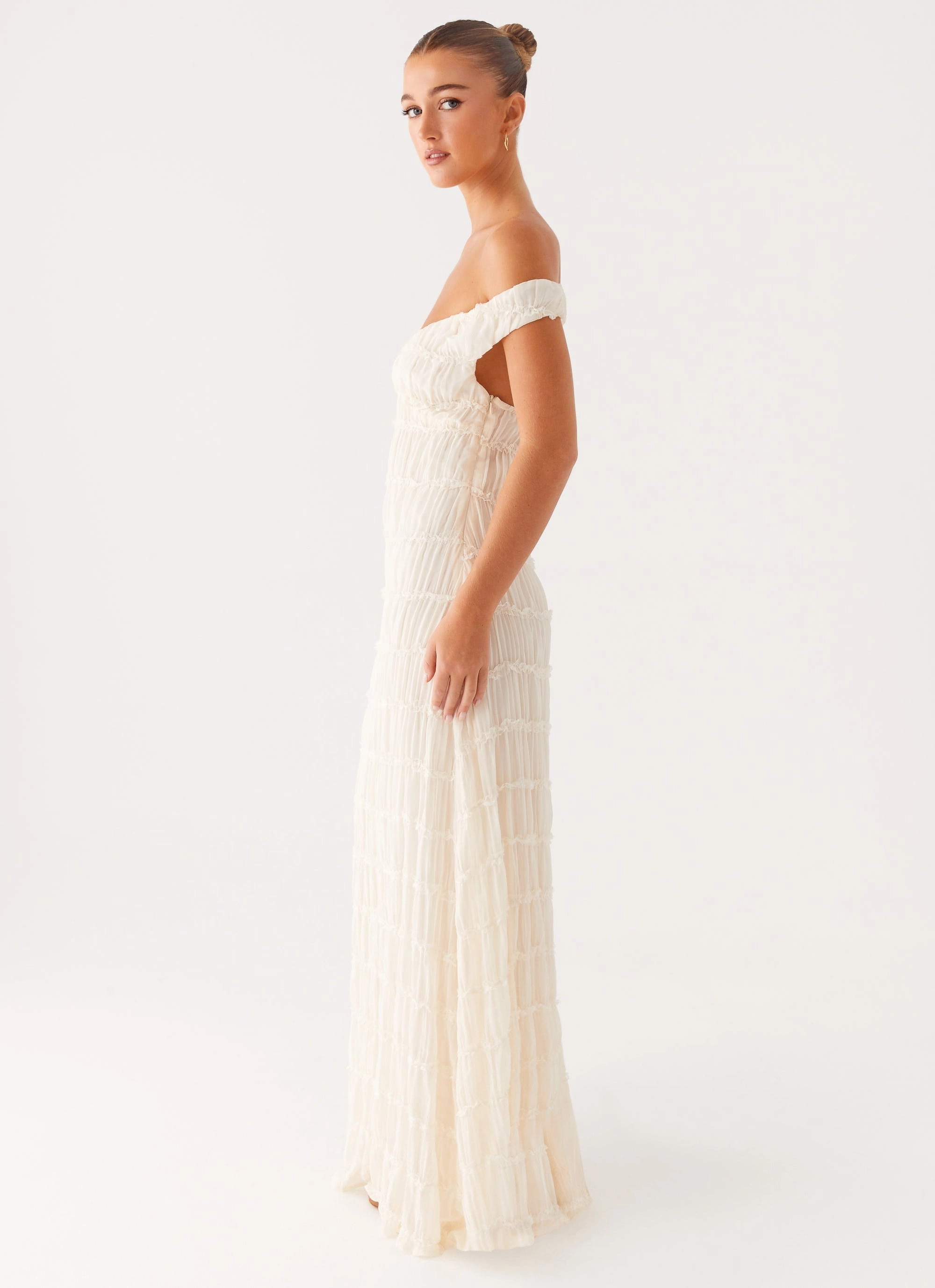 Embrace Maxi Dress - Ivory Style Upgrade Recycled-Material