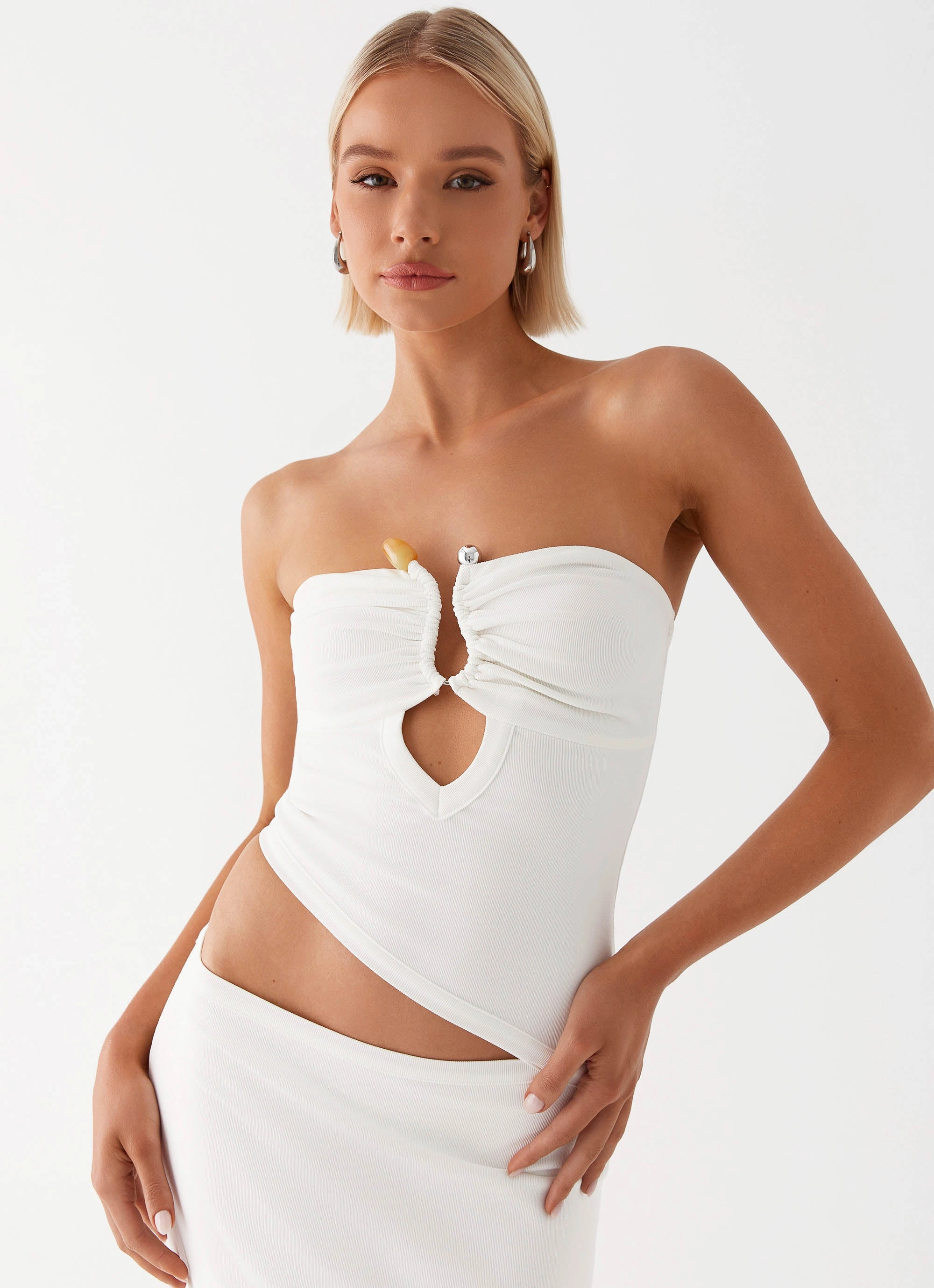 Wild Roses Maxi Dress - White Daily Comfort