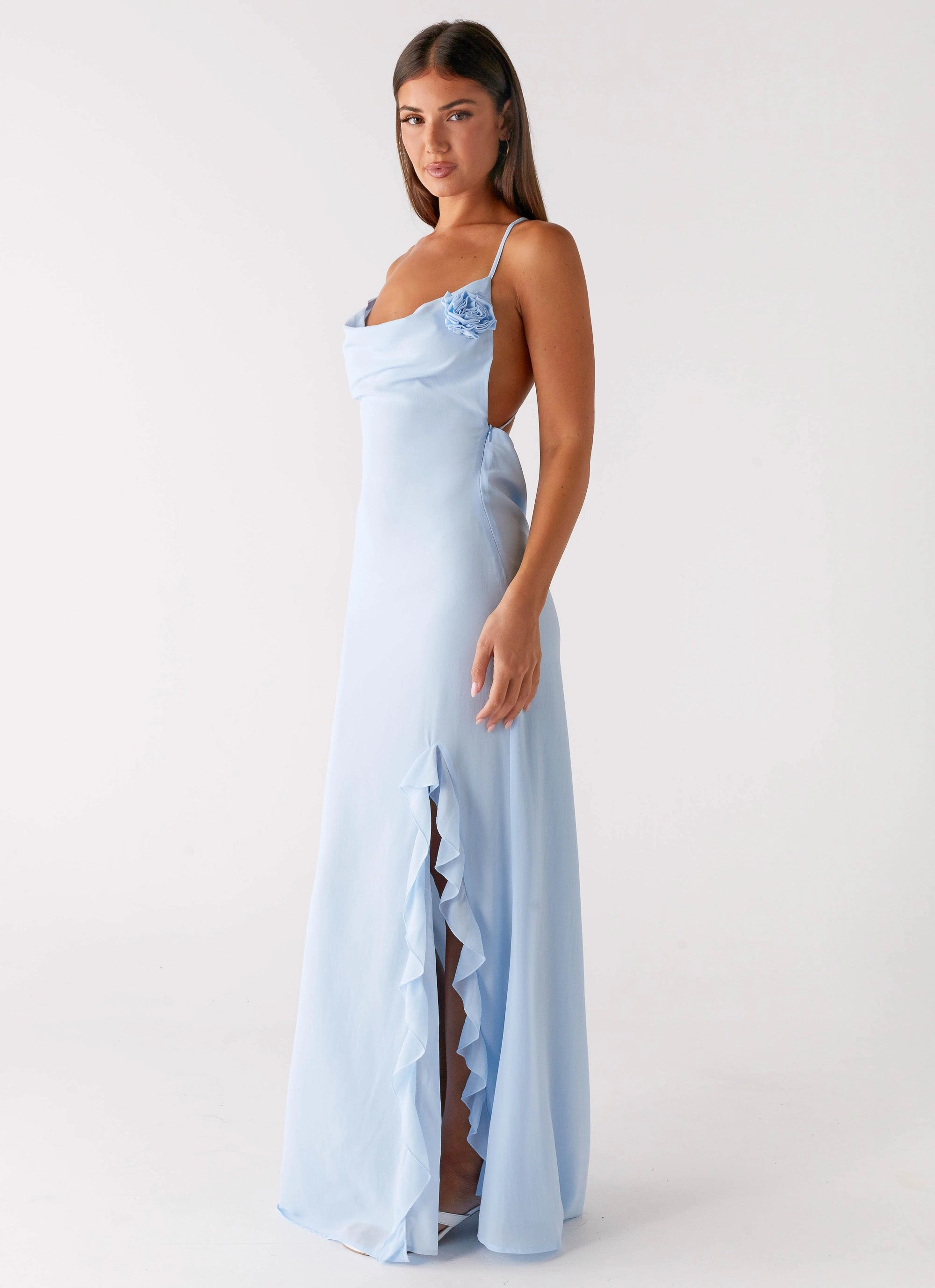Resort Vibes First Class Maxi Dress - Blue