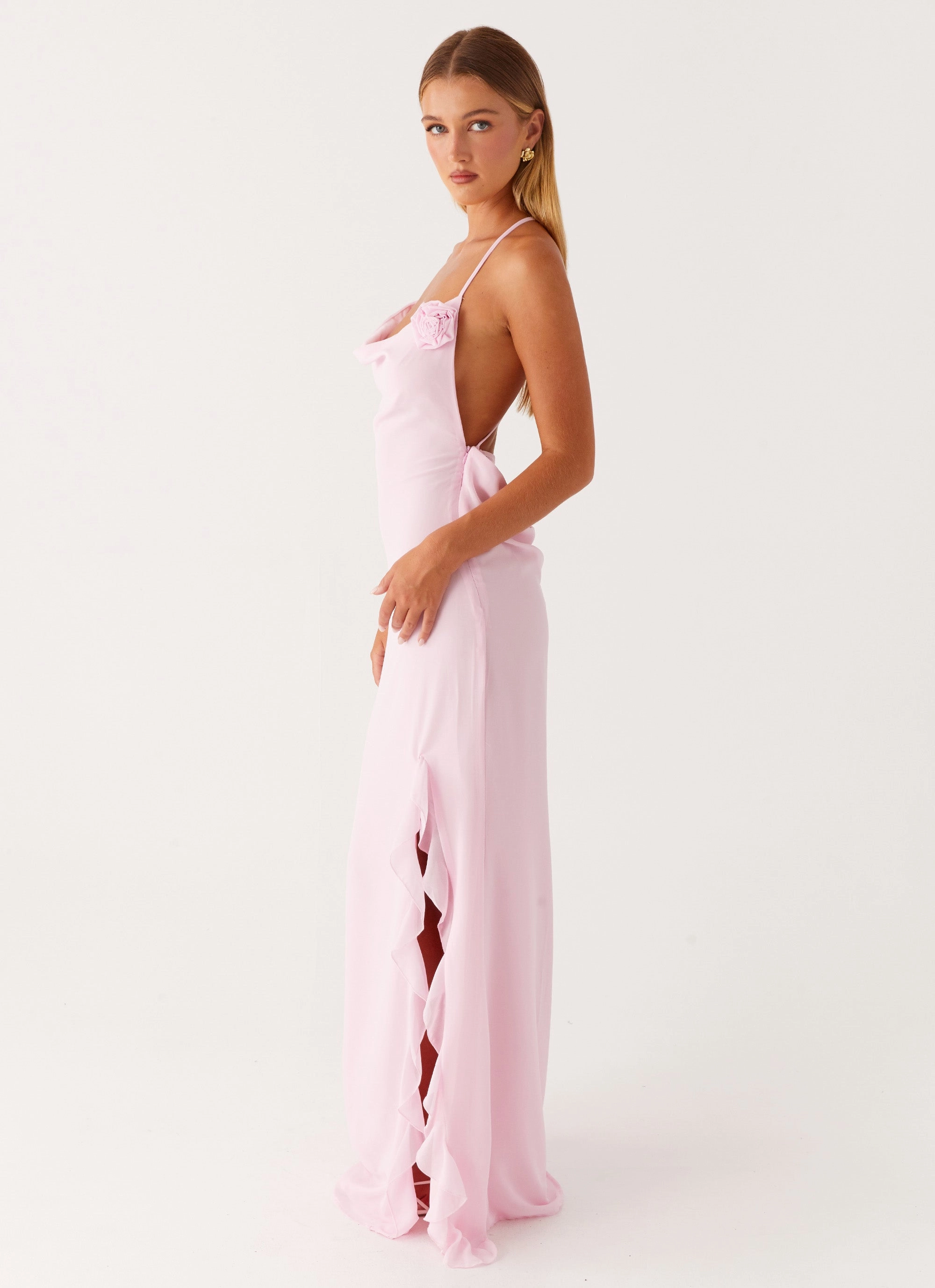 Light Motion First Class Maxi Dress - Pink