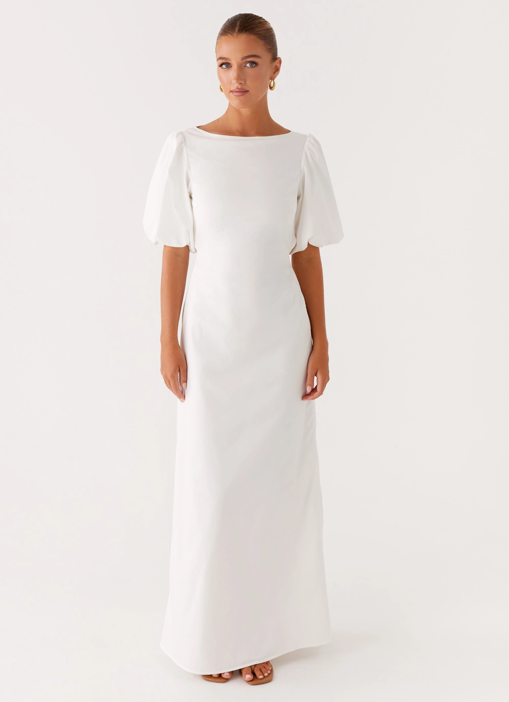 Feminine Details Judy Maxi Dress - White