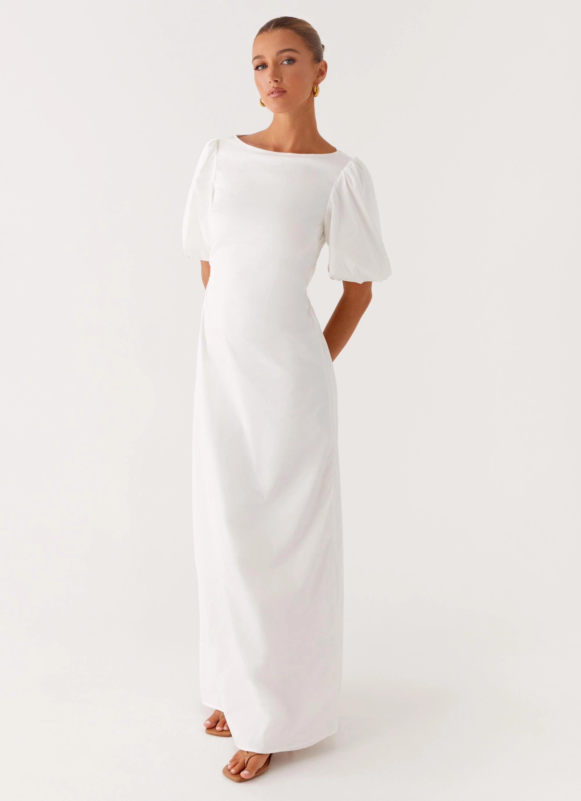Judy Maxi Dress - White Spring-Season