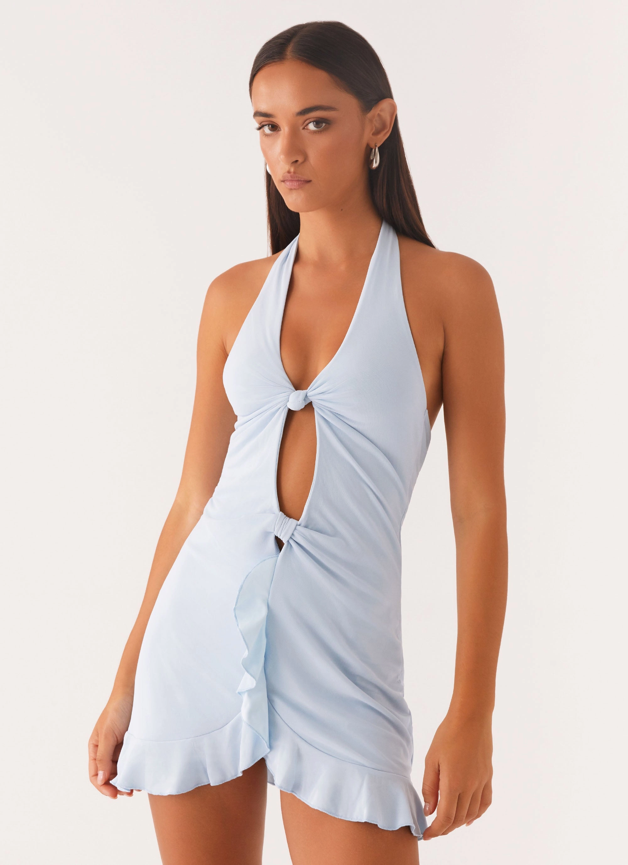 Colette Mini Dress - Pastel Blue Day Fit