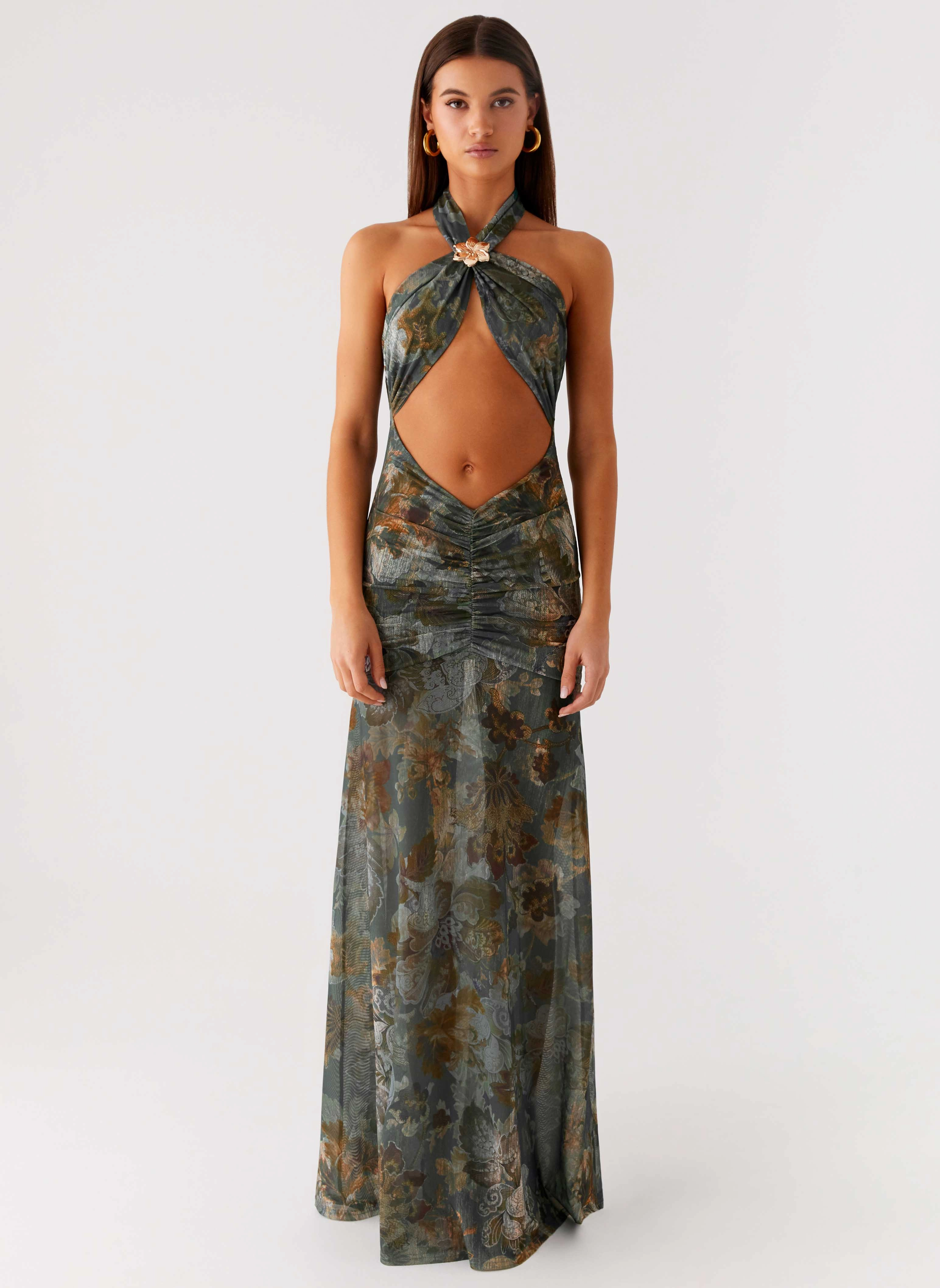 Mariam Maxi Dress - Vintage Blossom Breathable Style Soft Outfit