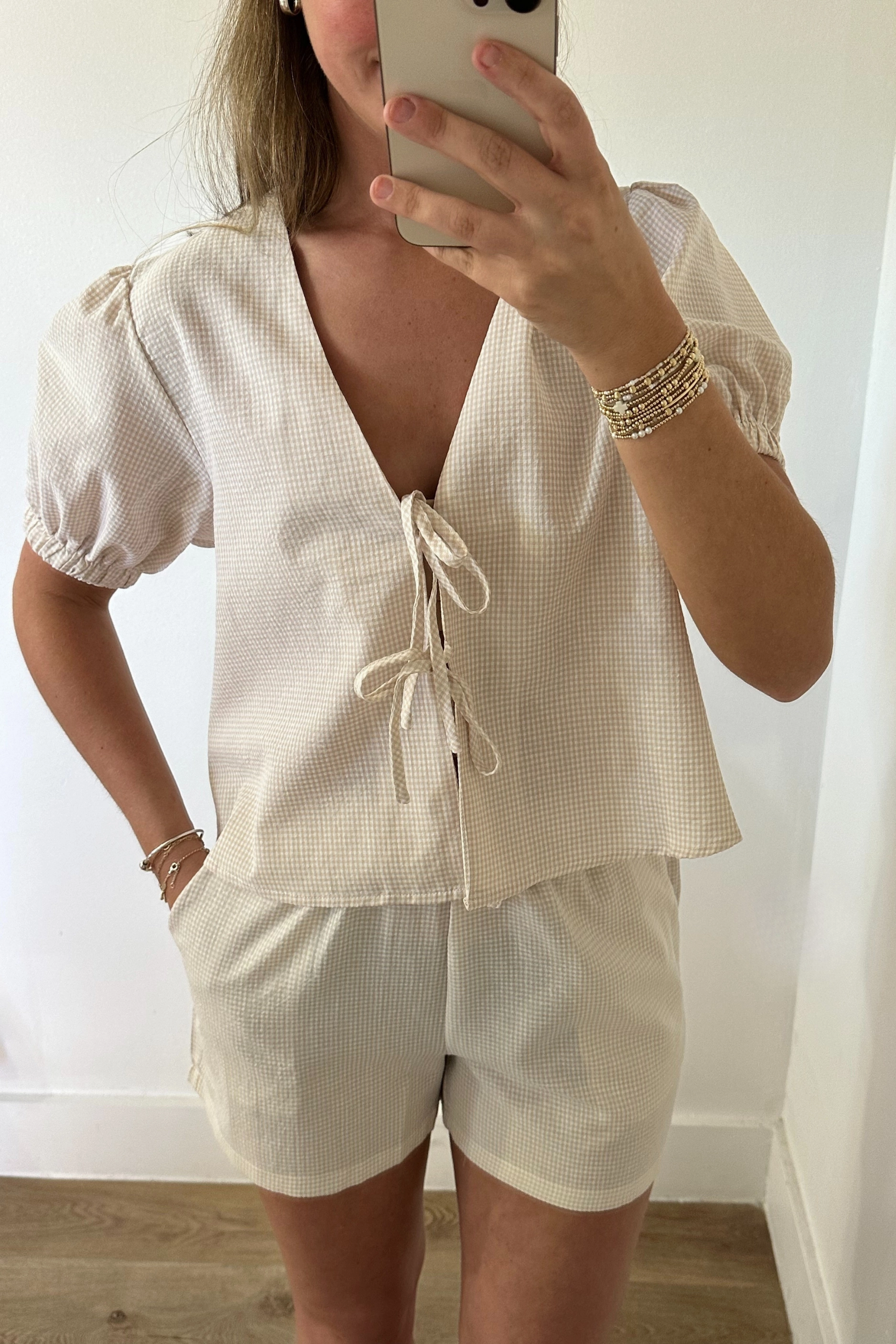 HighDensityWeave Came for Love Seersucker Shorts