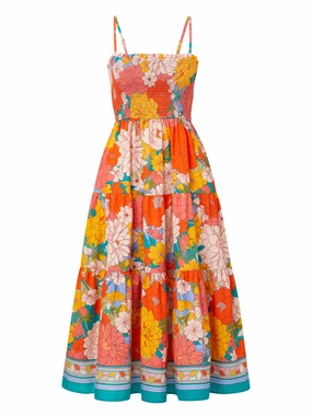 Kristen Dress In Zinnia Fields City Mood