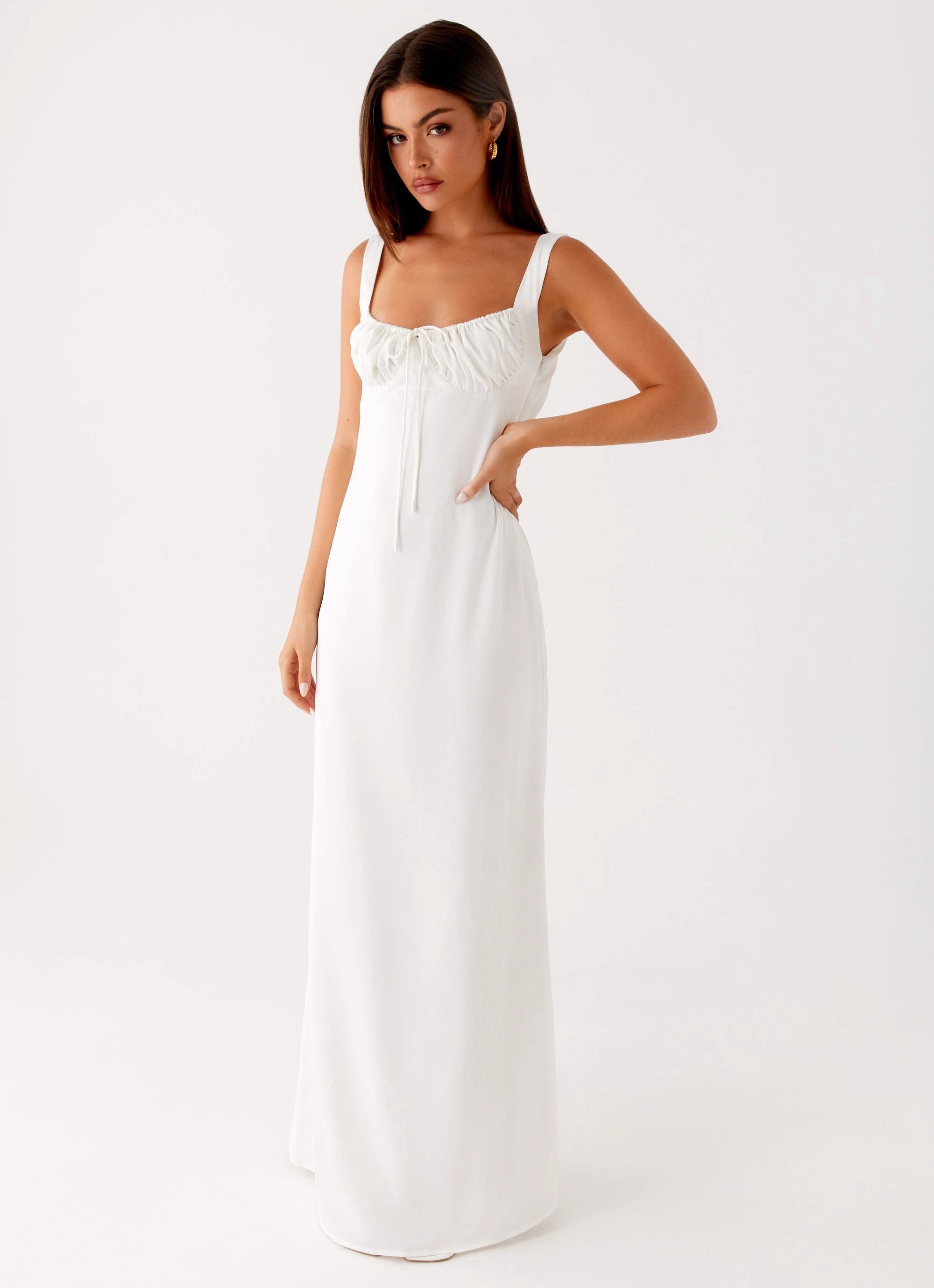 Edge Shape Shyla Maxi Dress - Ivory