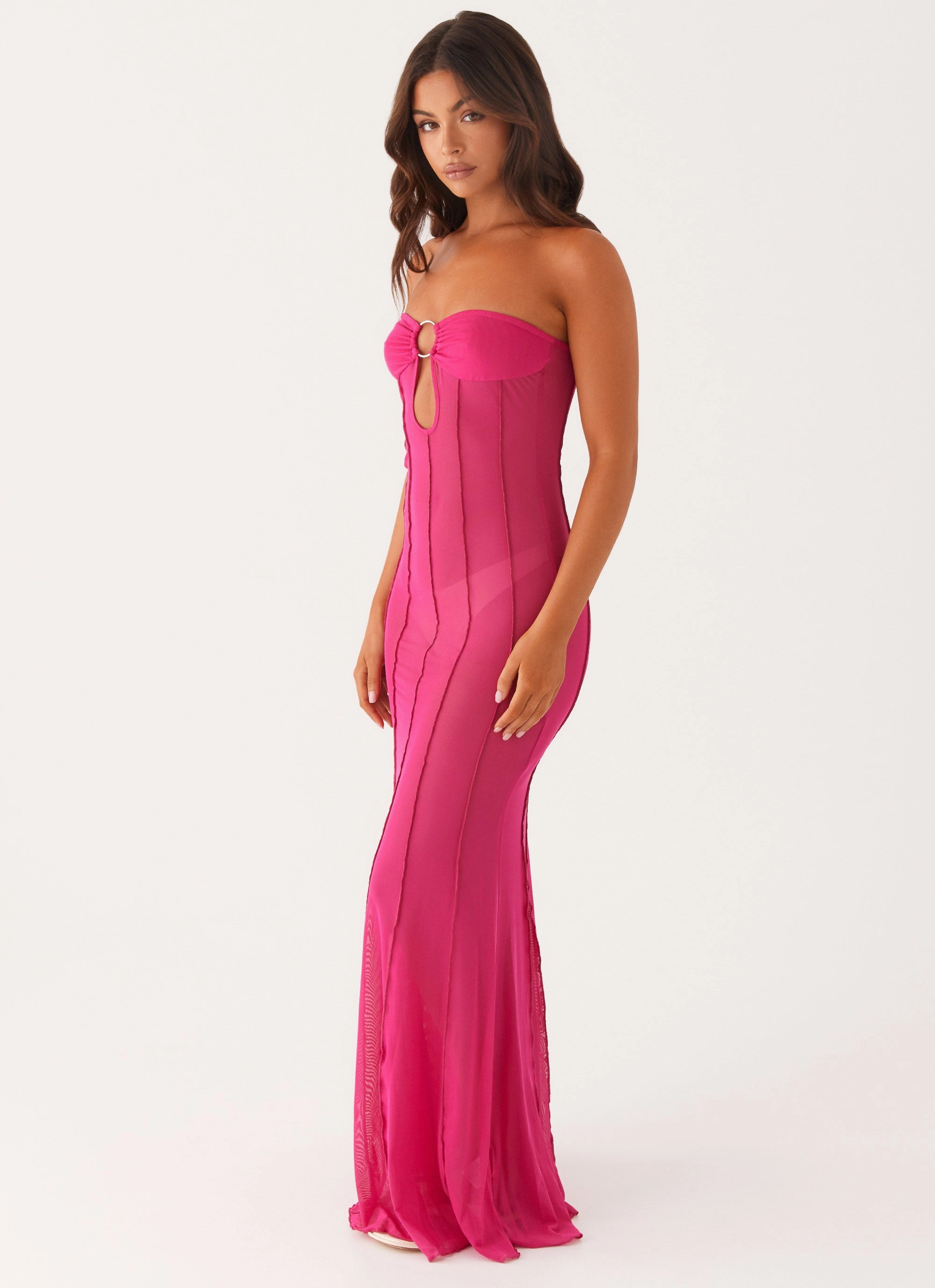 Fresh Motion Kennedy Maxi Dress - Fuchsia