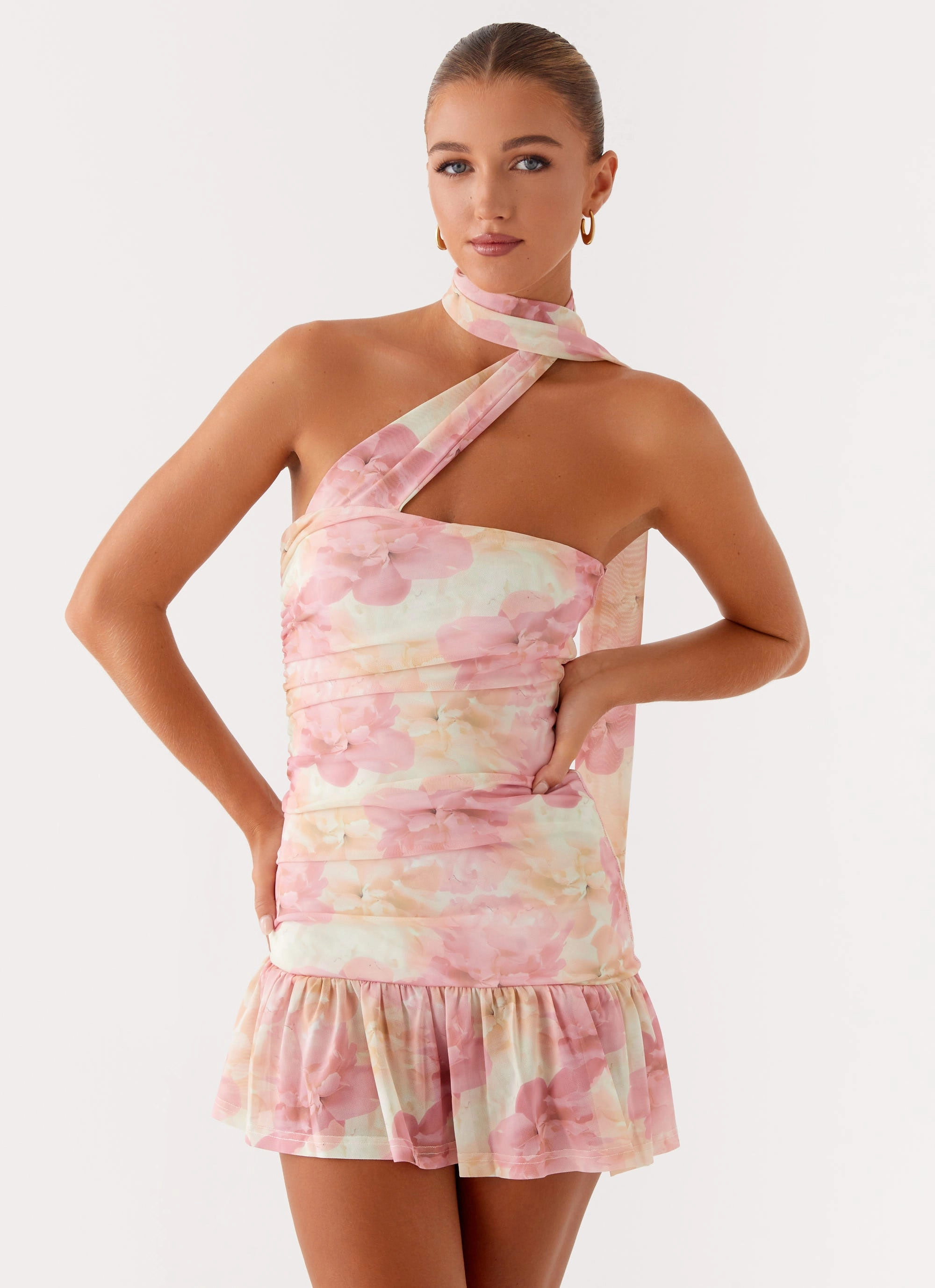 Trendy floral dress Fleur Mini Dress - Floral Print