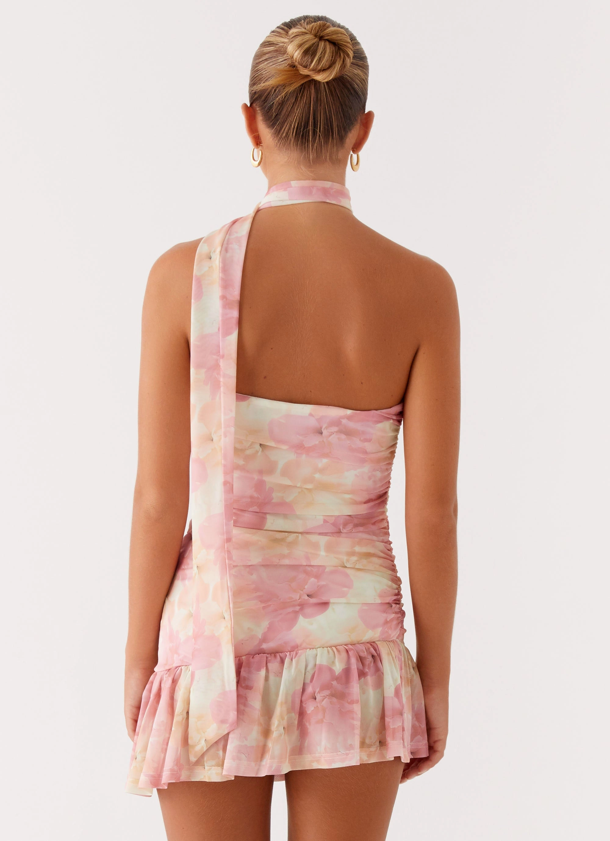 Light Appeal Built-In-Slip Fleur Mini Dress - Floral Print