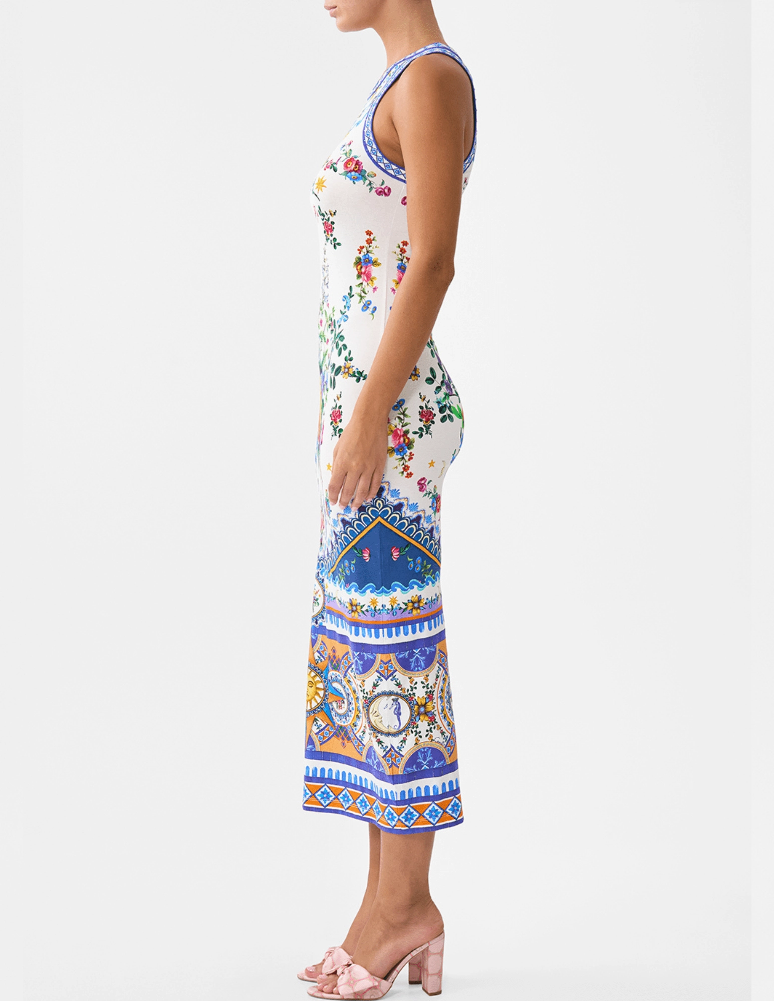 Camilla Jersey Tank Midi Dress -SALE Bold Touches Casual-Look