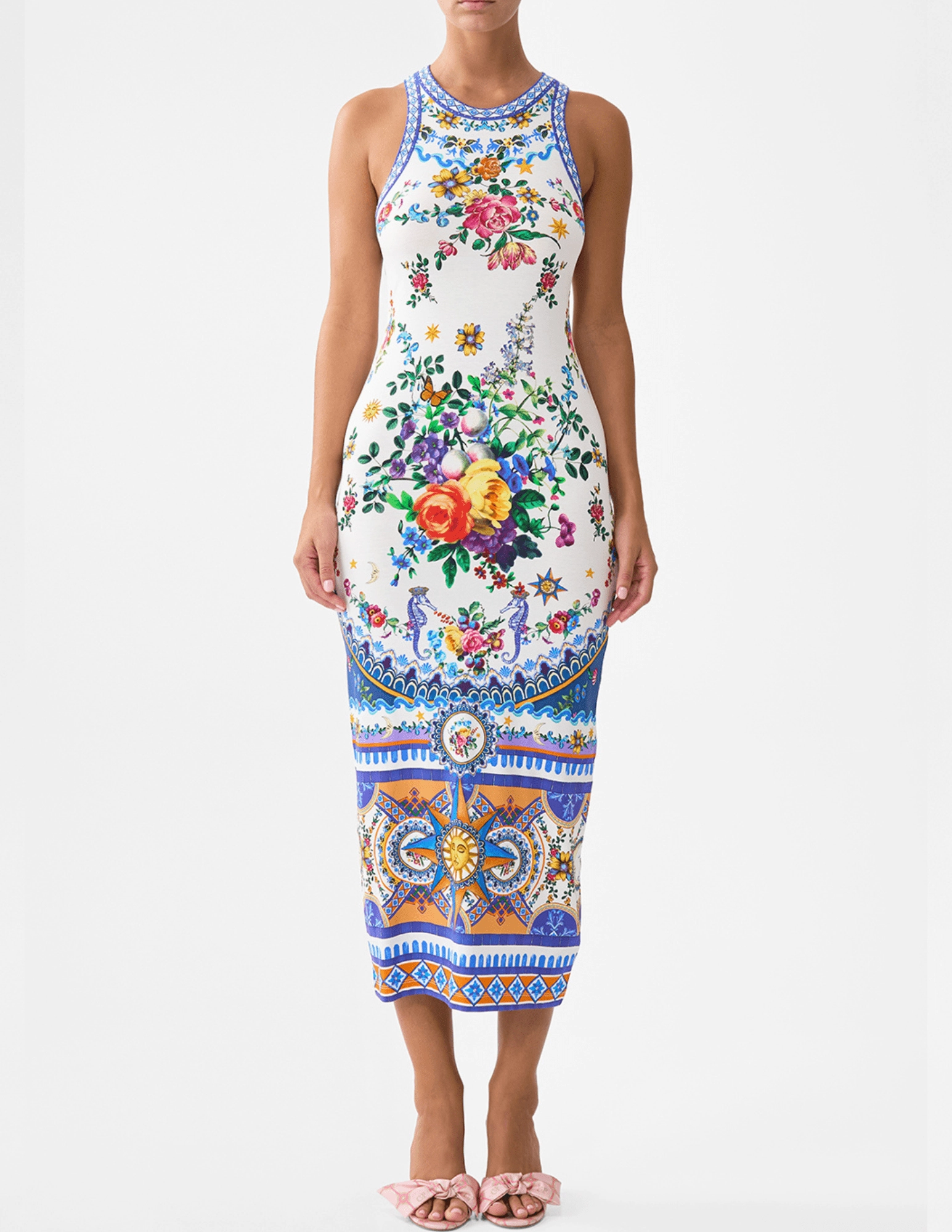 Camilla Jersey Tank Midi Dress -SALE Stylish Look