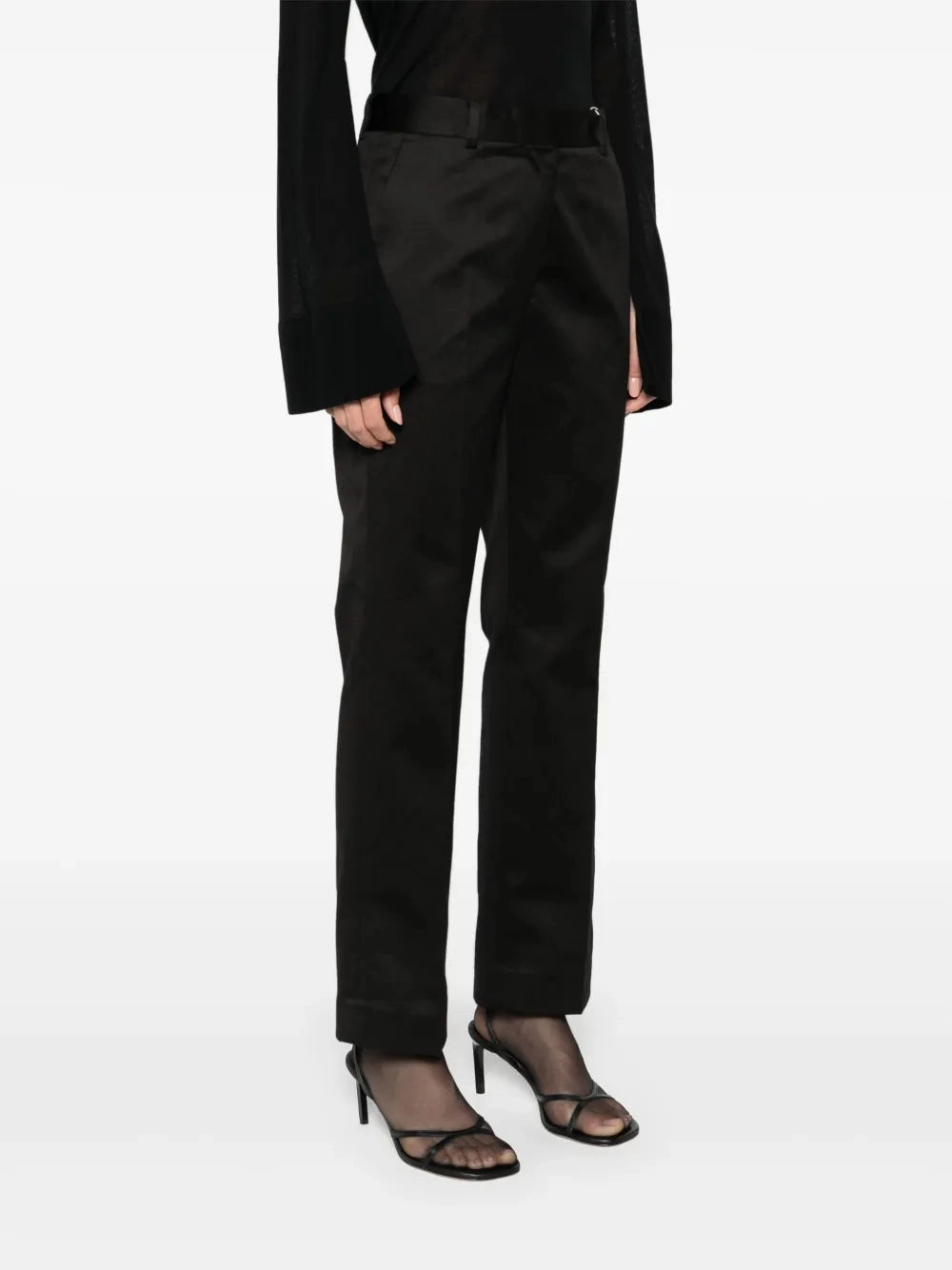 Tailored Chinos in Black Sport Friendly