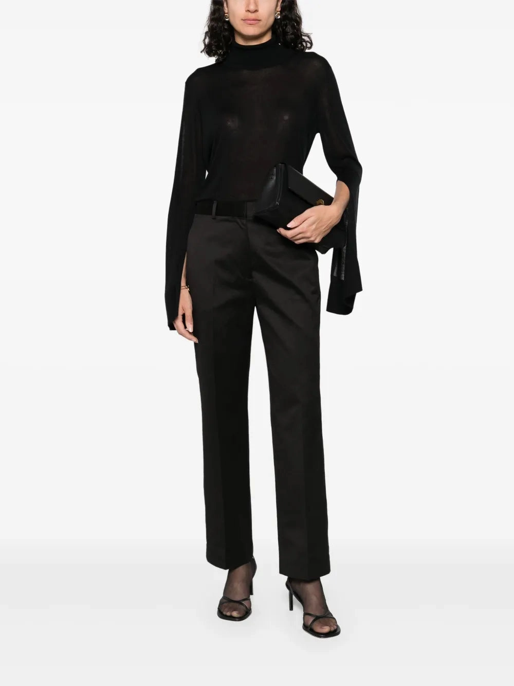 quick dry Tailored Chinos in Black