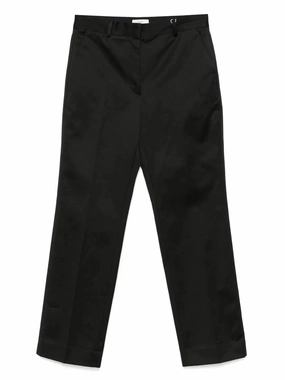Tailored Chinos in Black Comfy Design
