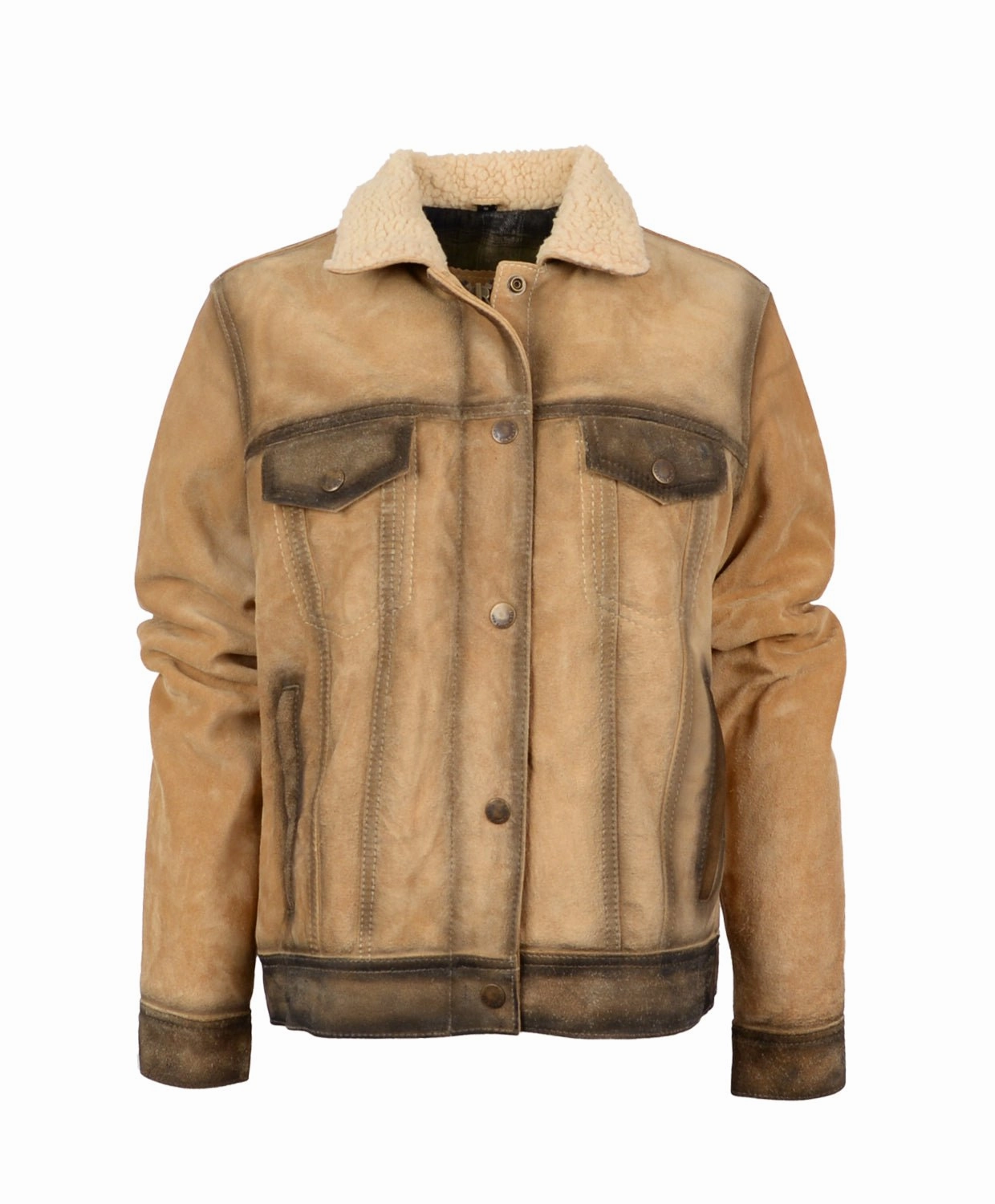 FlexibleCuffSystem Microfiber texture STS Ranchwear Womens Josey Wales Buckskin Suede Leather Jacket