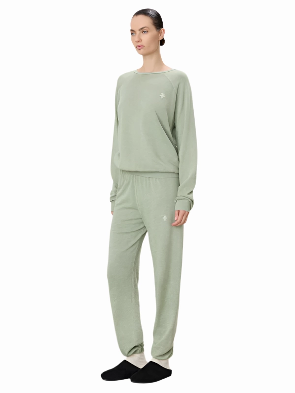 Vinny Classic Sweatpant in Sage StaticDissipative