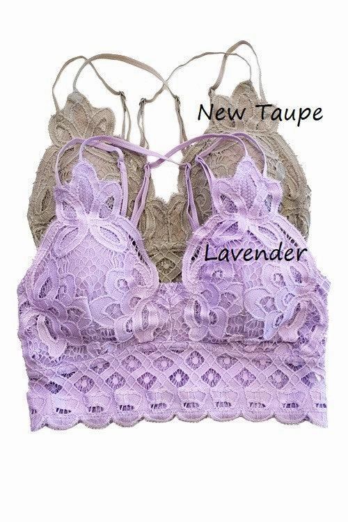 Lexi Lace Bralette Adjustable Hem Tension