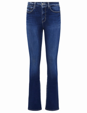 L'AGENCE Selma High Rise Baby Boot-Cut Jeans In Columbia Everyday Gym Ready Affordable Neutral Holiday Vibes