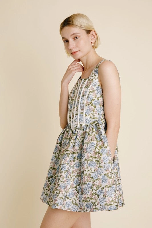 Urban Fit Smart And Comfortable Flora Corset Mini Dress