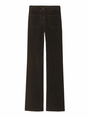 SlimFit Effortless Layer Florence Corduroy Pant in Chocolate Brown