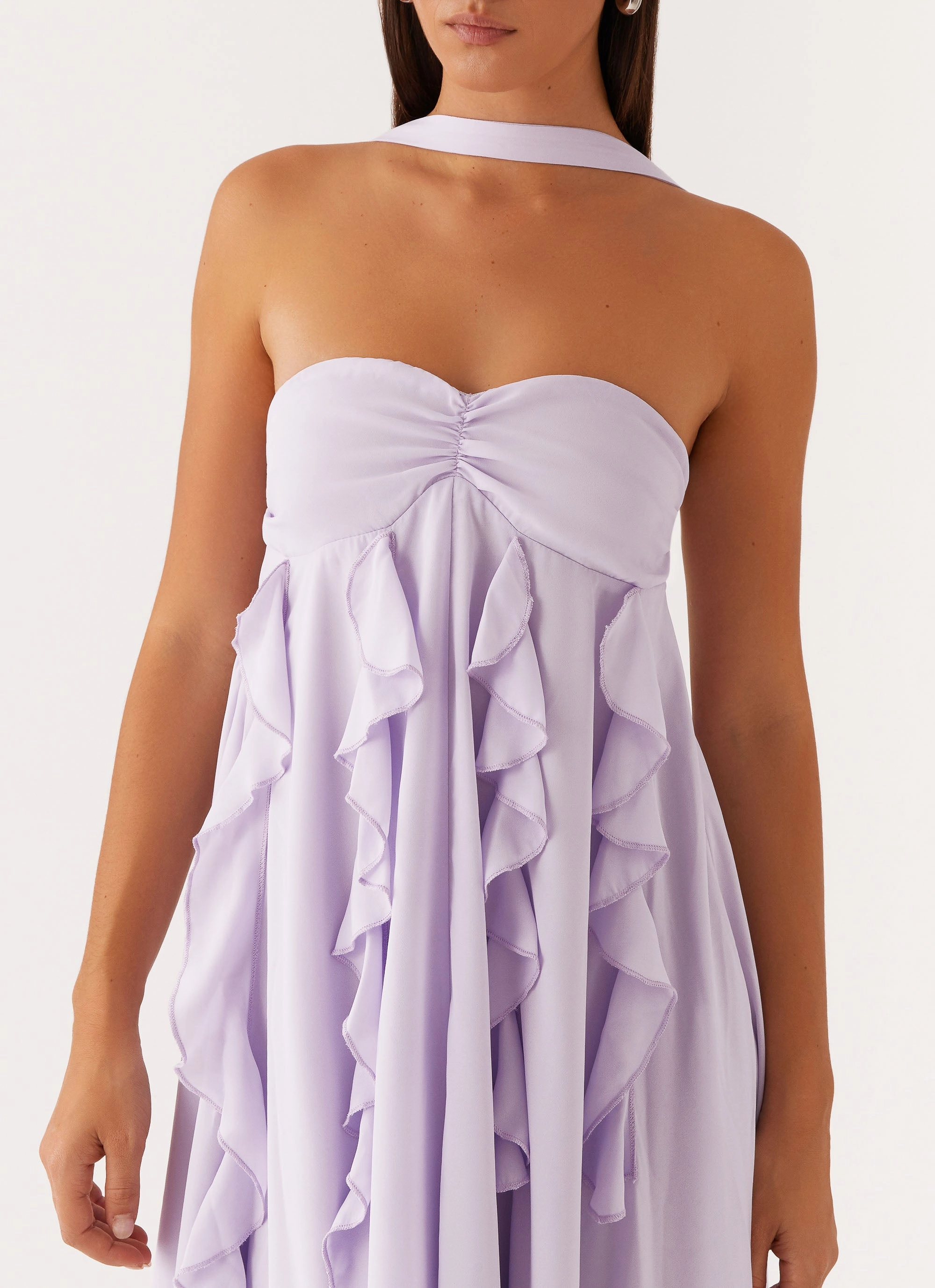 Inner Smile Lounge Fit Florence Maxi Dress - Lilac