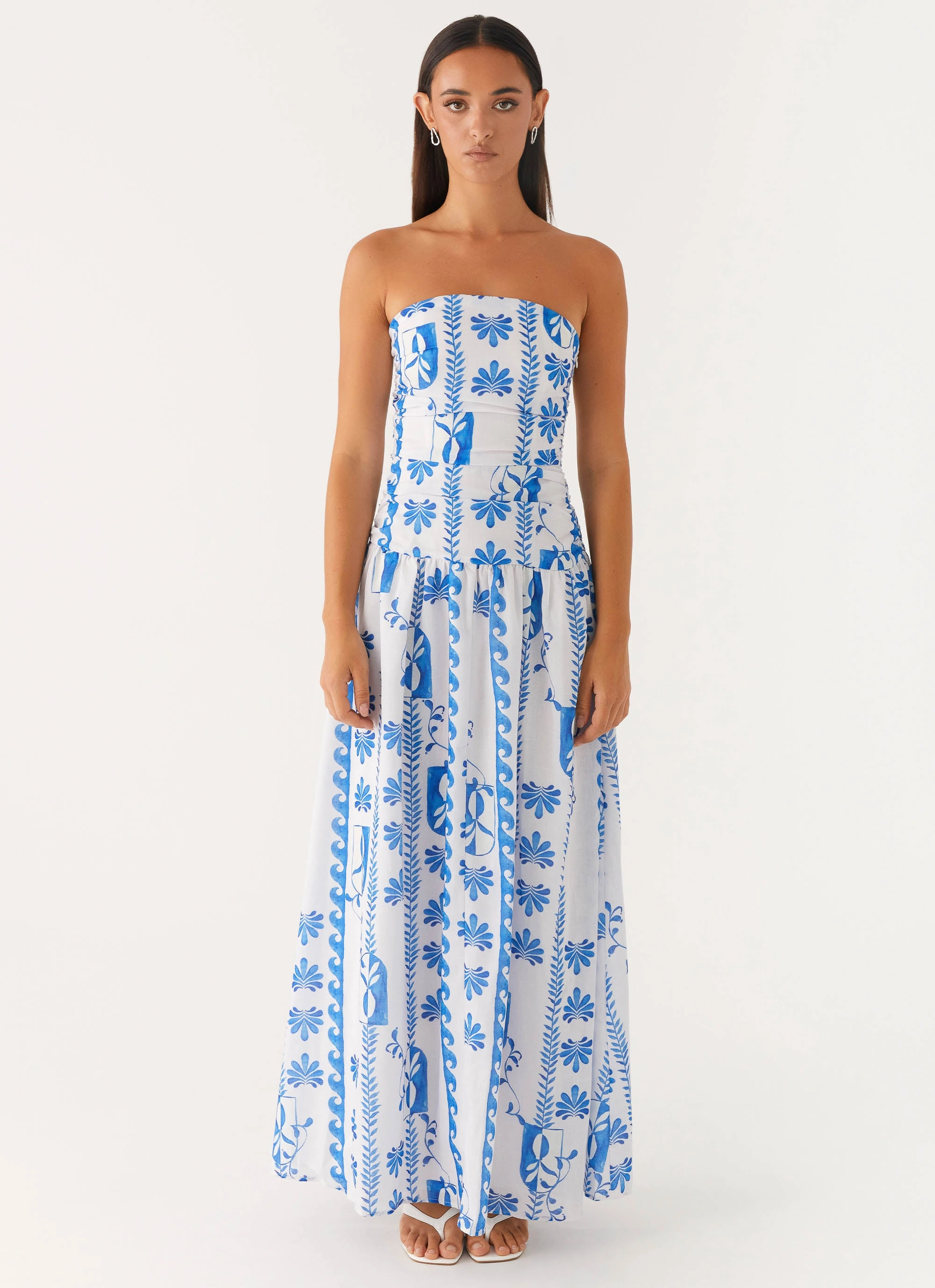 Carmel Maxi Dress - Floral Wave Summer-Season