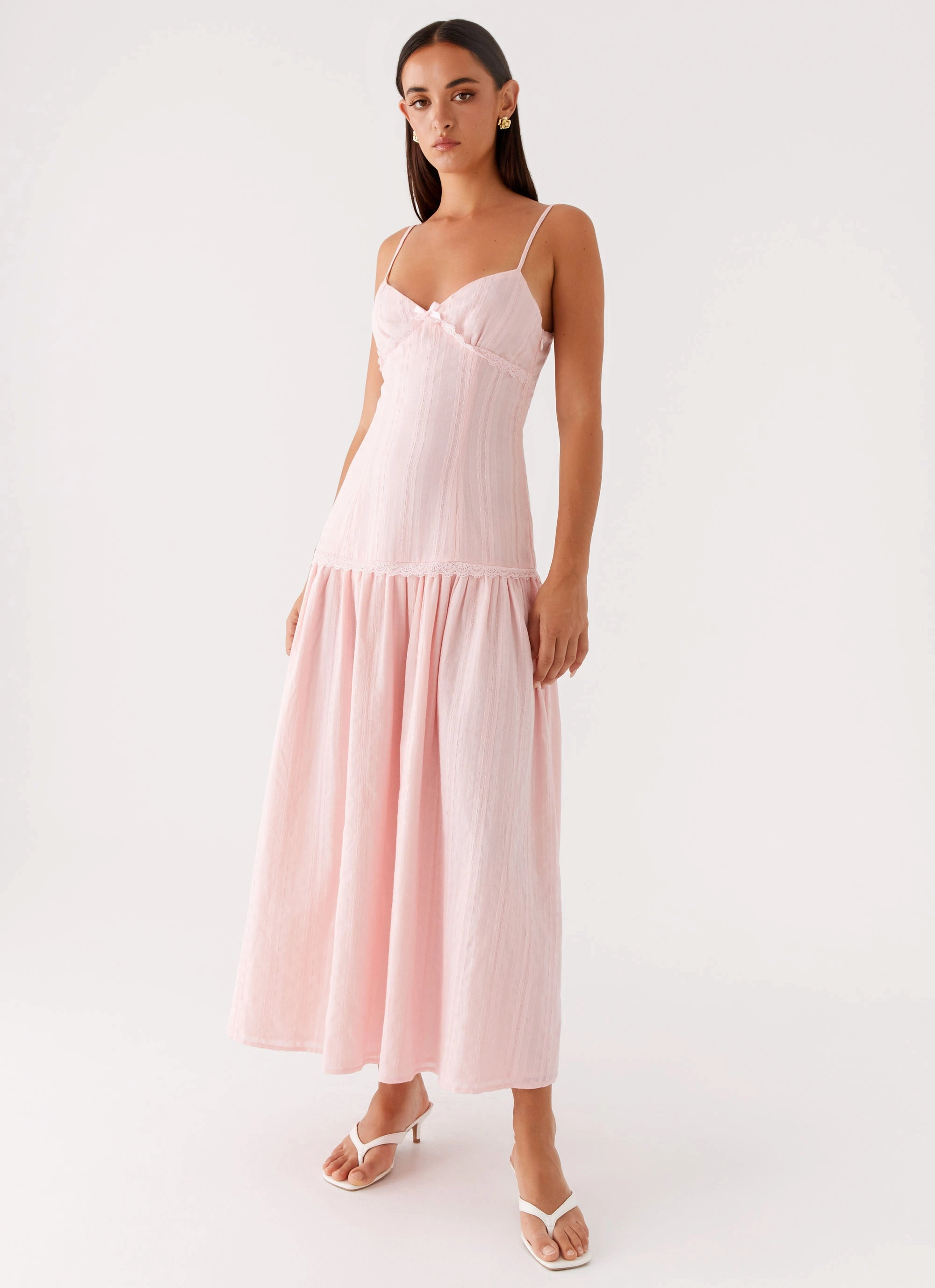 Found You Midi Dress - Pink Polished Fit Love Soft