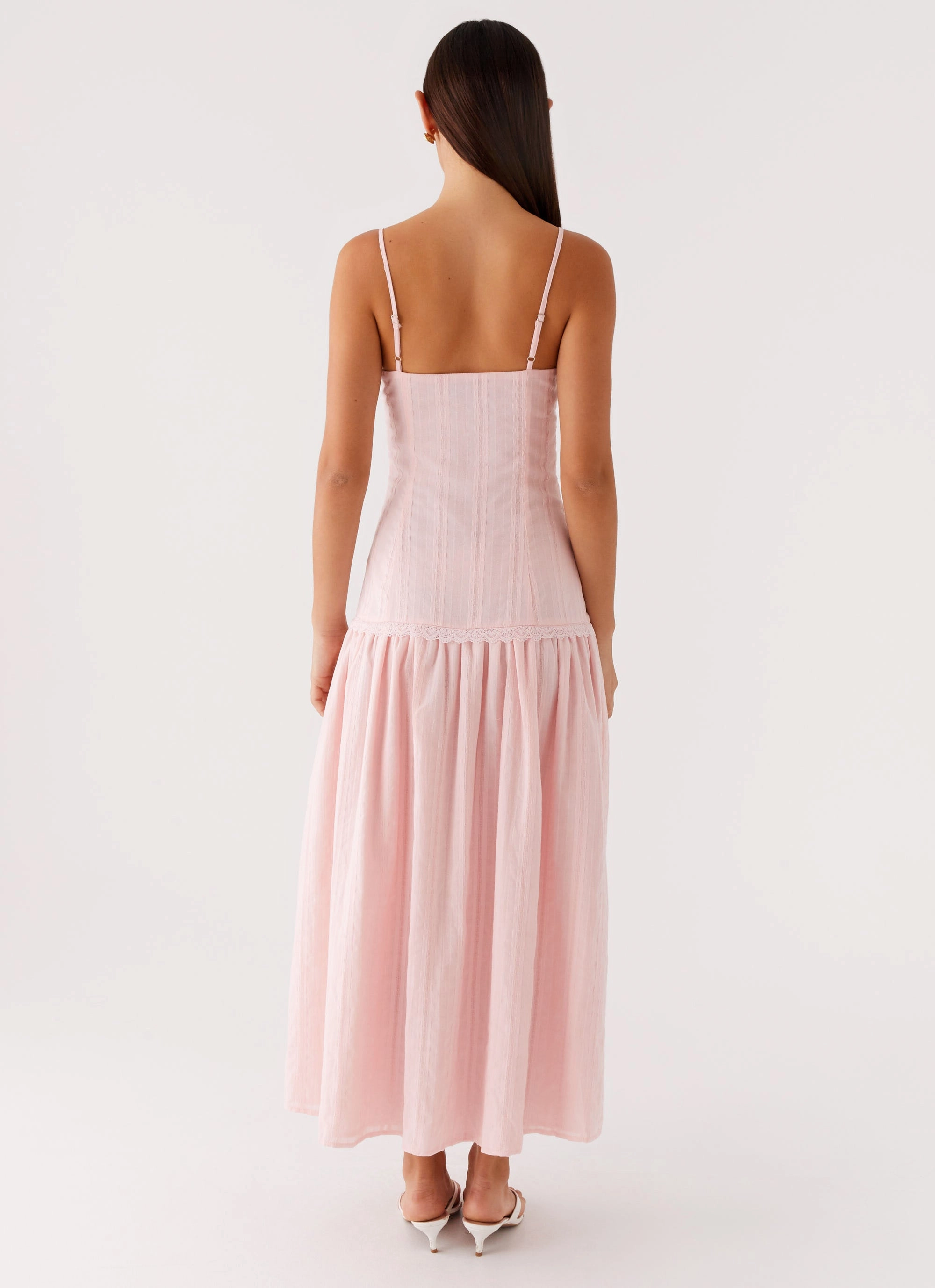 London Edge Found You Midi Dress - Pink