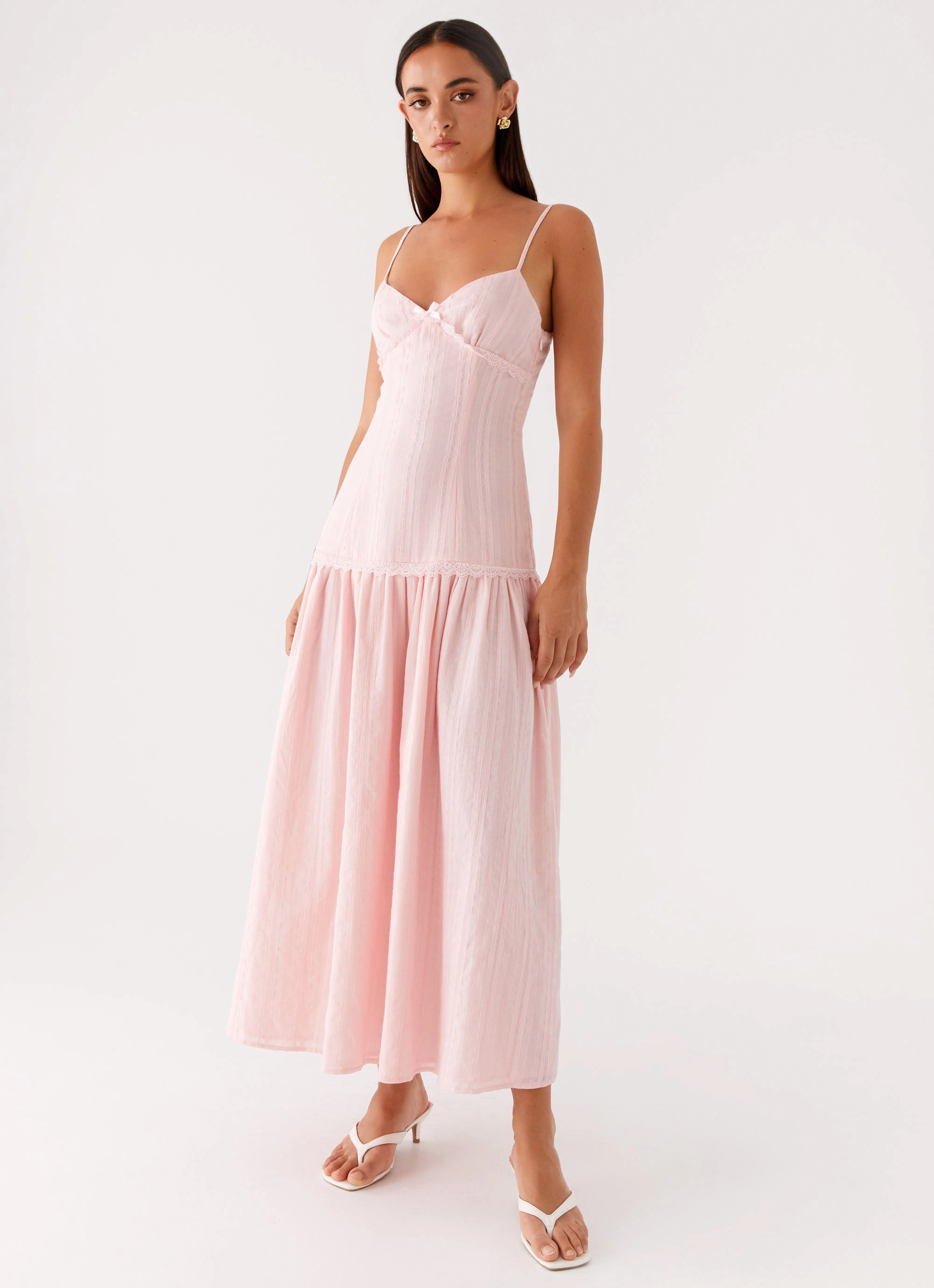 Travel Edge All-season garment Found You Midi Dress - Pink