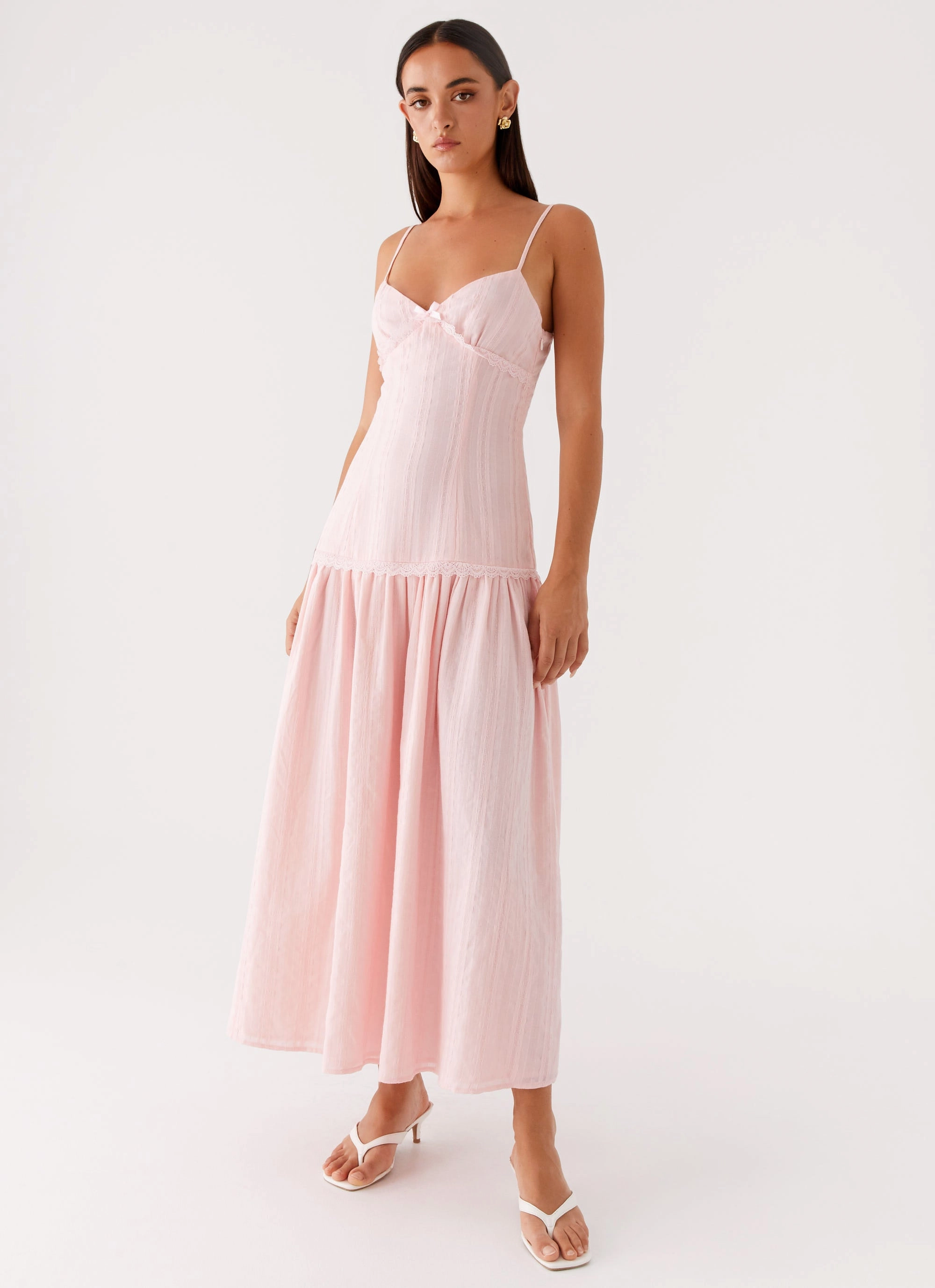 Found You Midi Dress - Pink Understated Charm