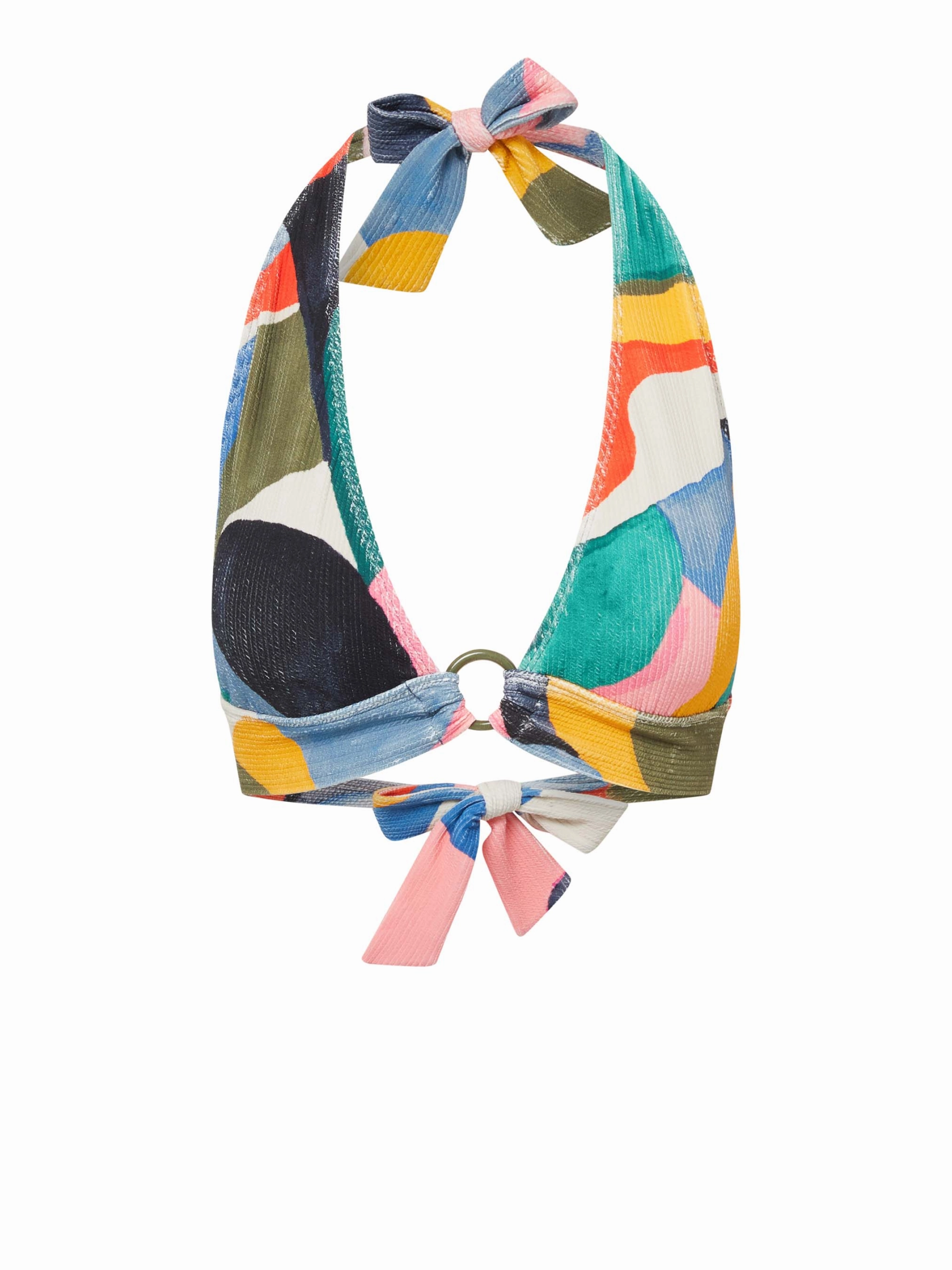 Durable Closure Erin Top In Carta Colorblock Texture