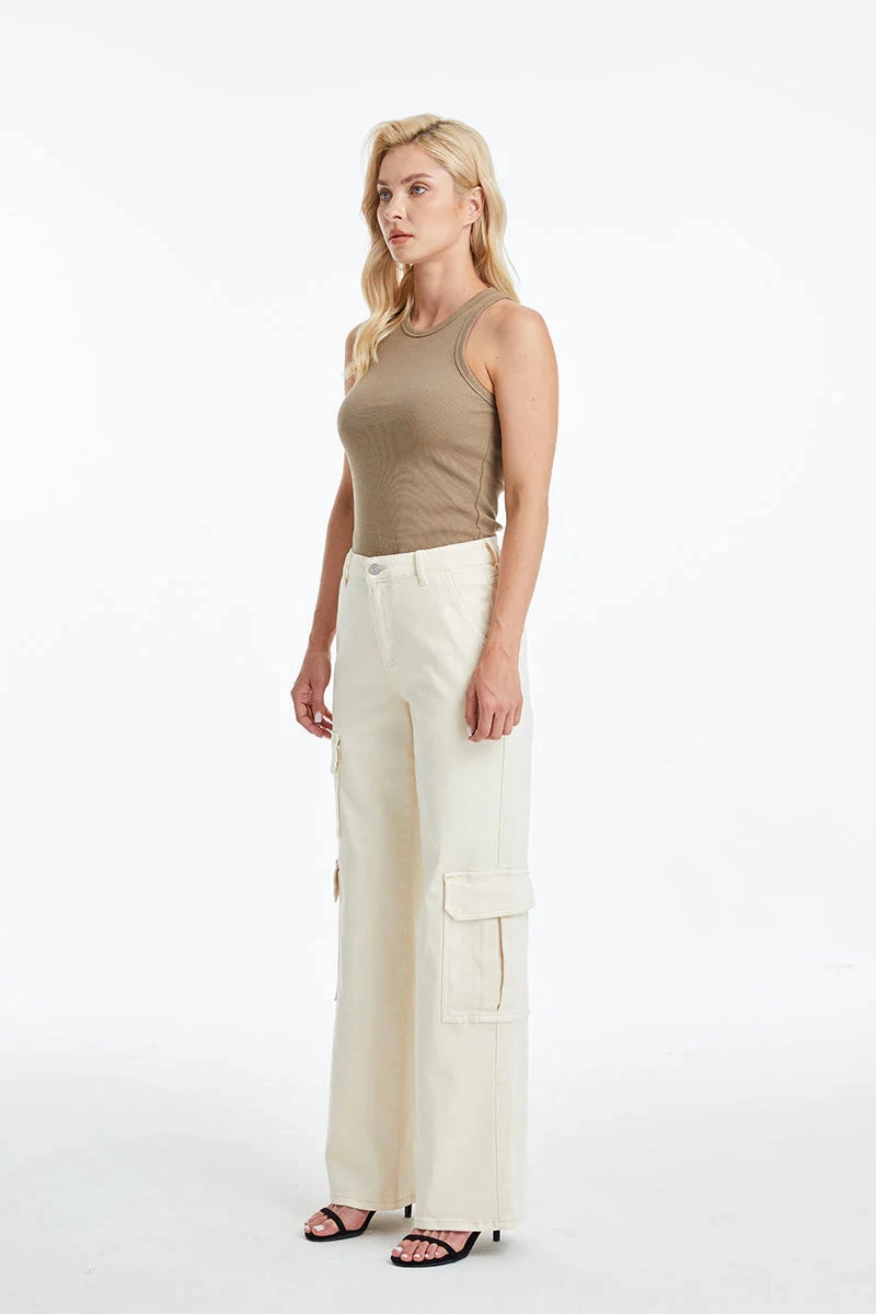 Fran High Rise Jeans Multi Pocket Configuration