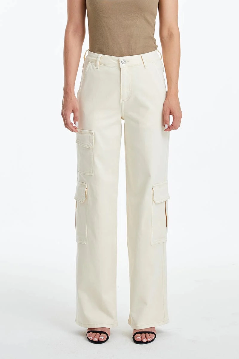 BreathableMeshInsert Fran High Rise Jeans