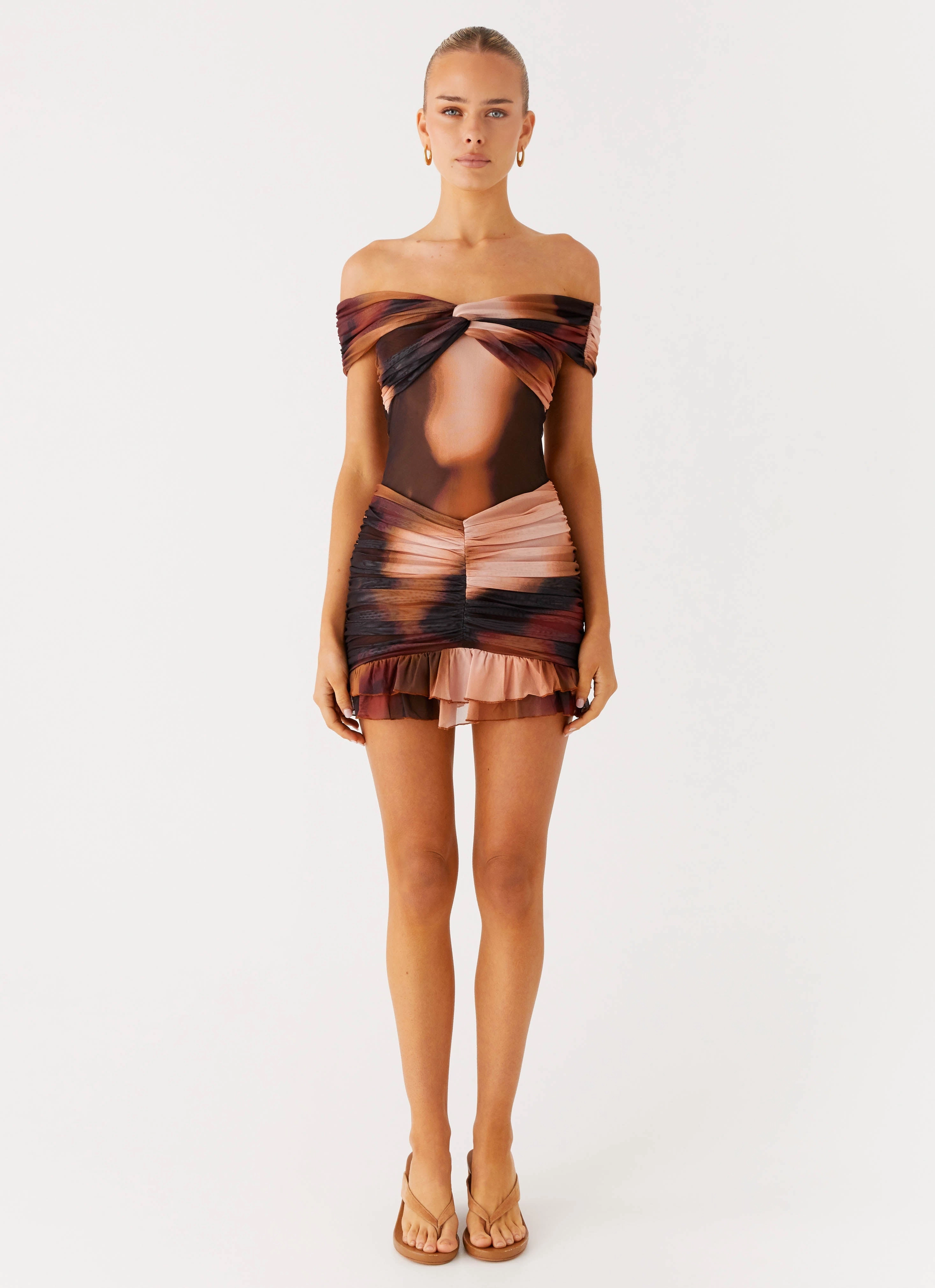 Frances Mini Dress - Black Gradient Style focused Smooth Design