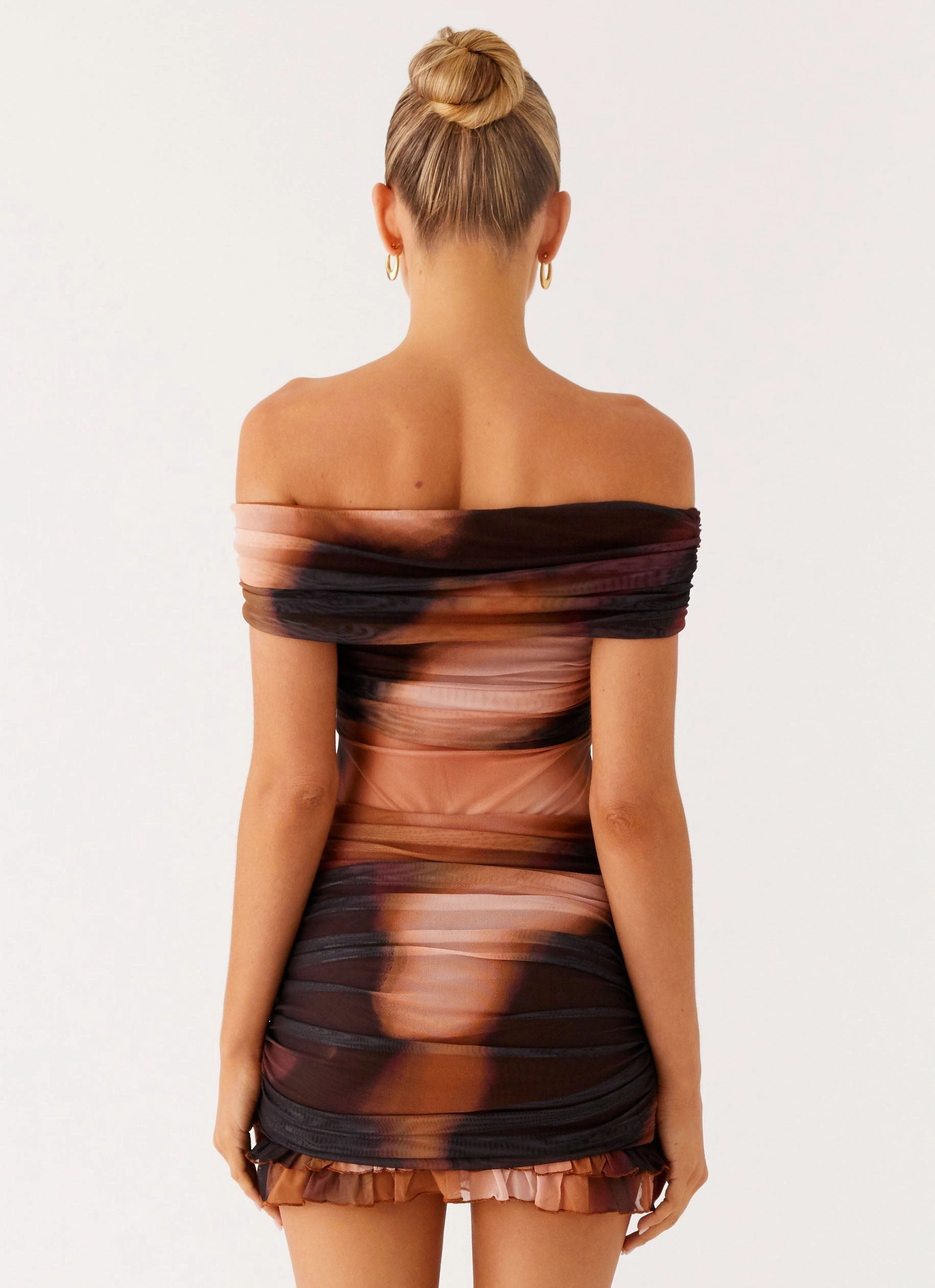 Frances Mini Dress - Black Gradient Fresh Energy Silk Air