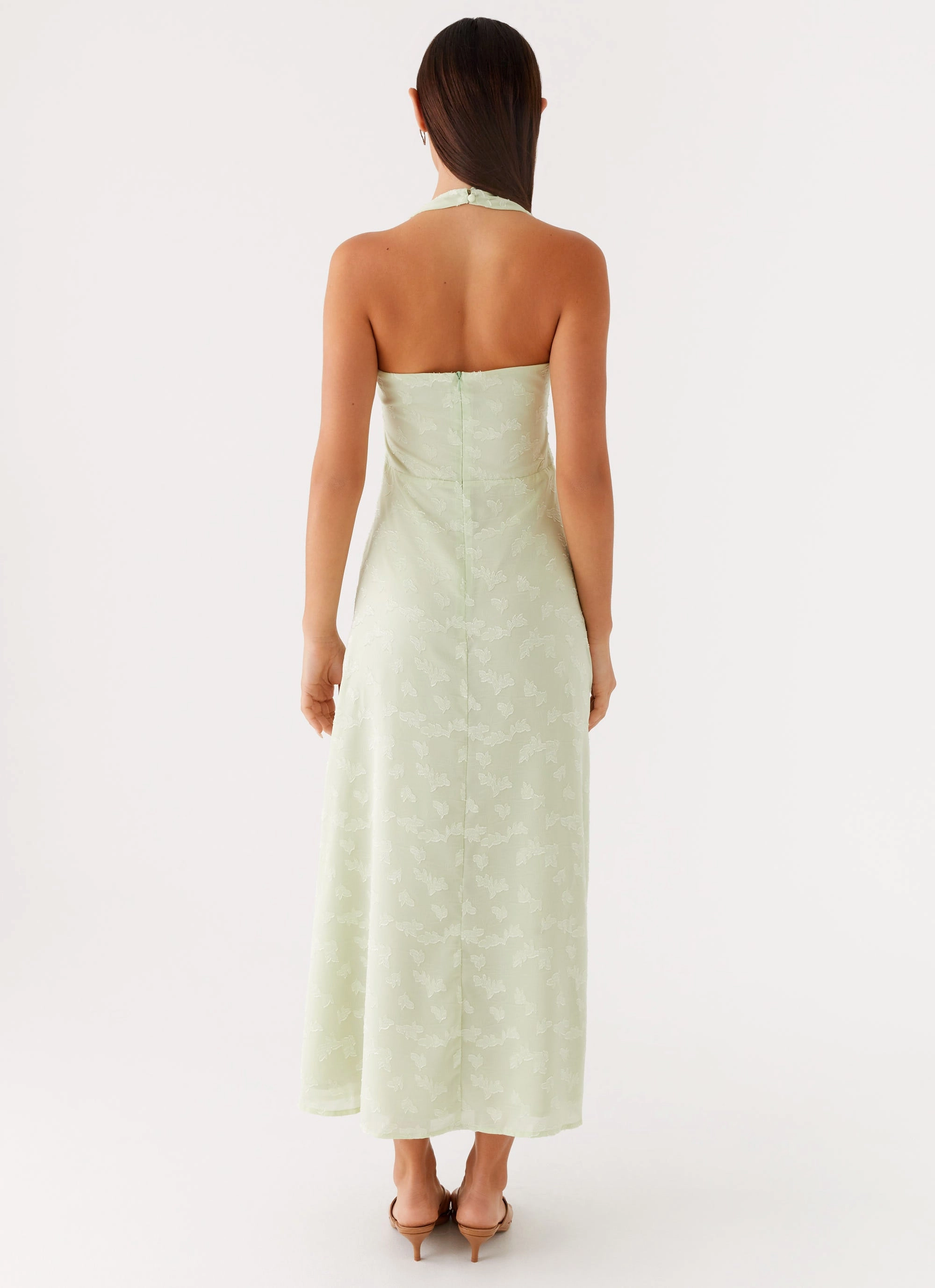Nature Bloom Vibe Style Francesca Midi Dress - Sage