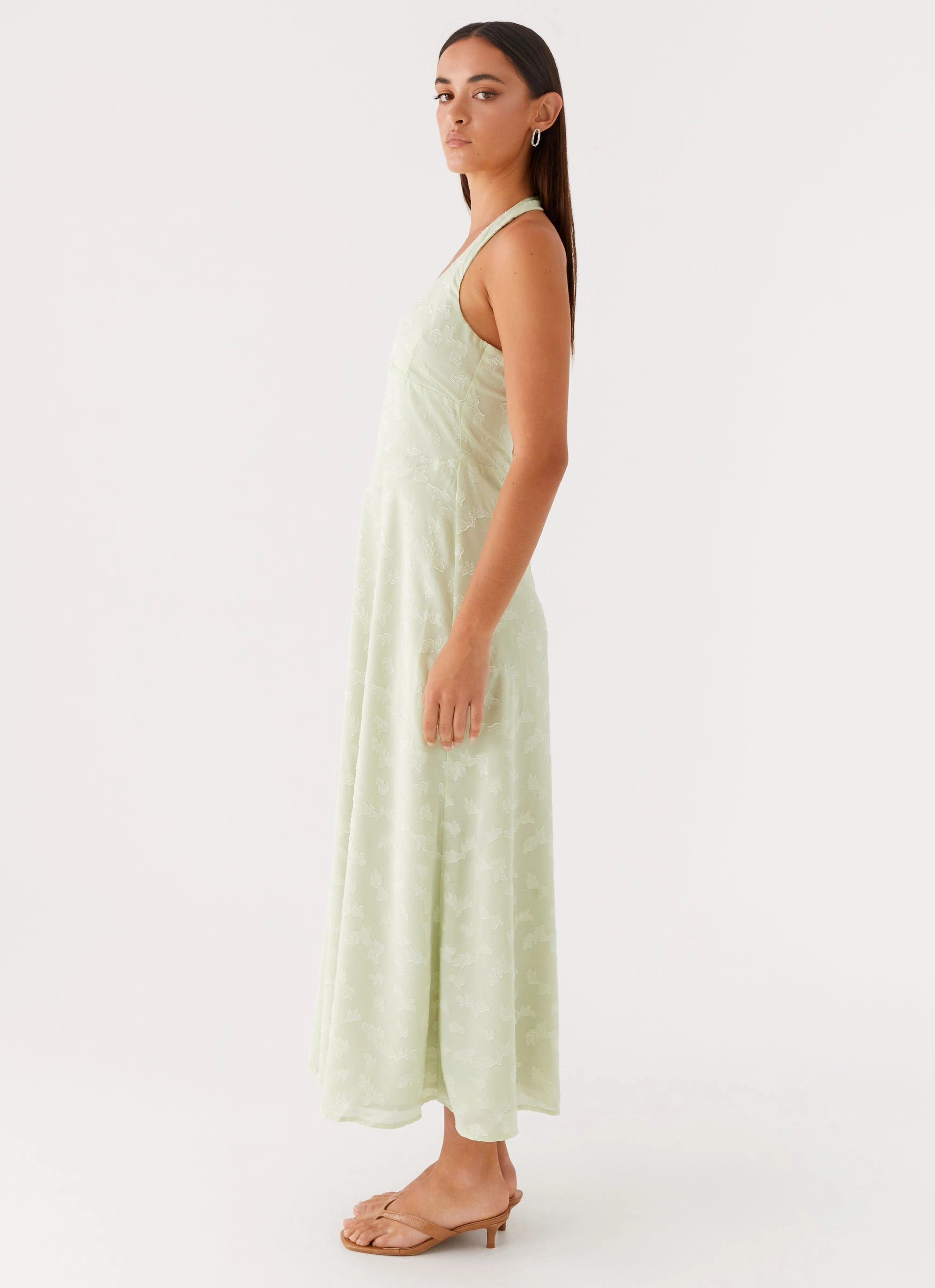 Soft Shine Soft Finish Francesca Midi Dress - Sage