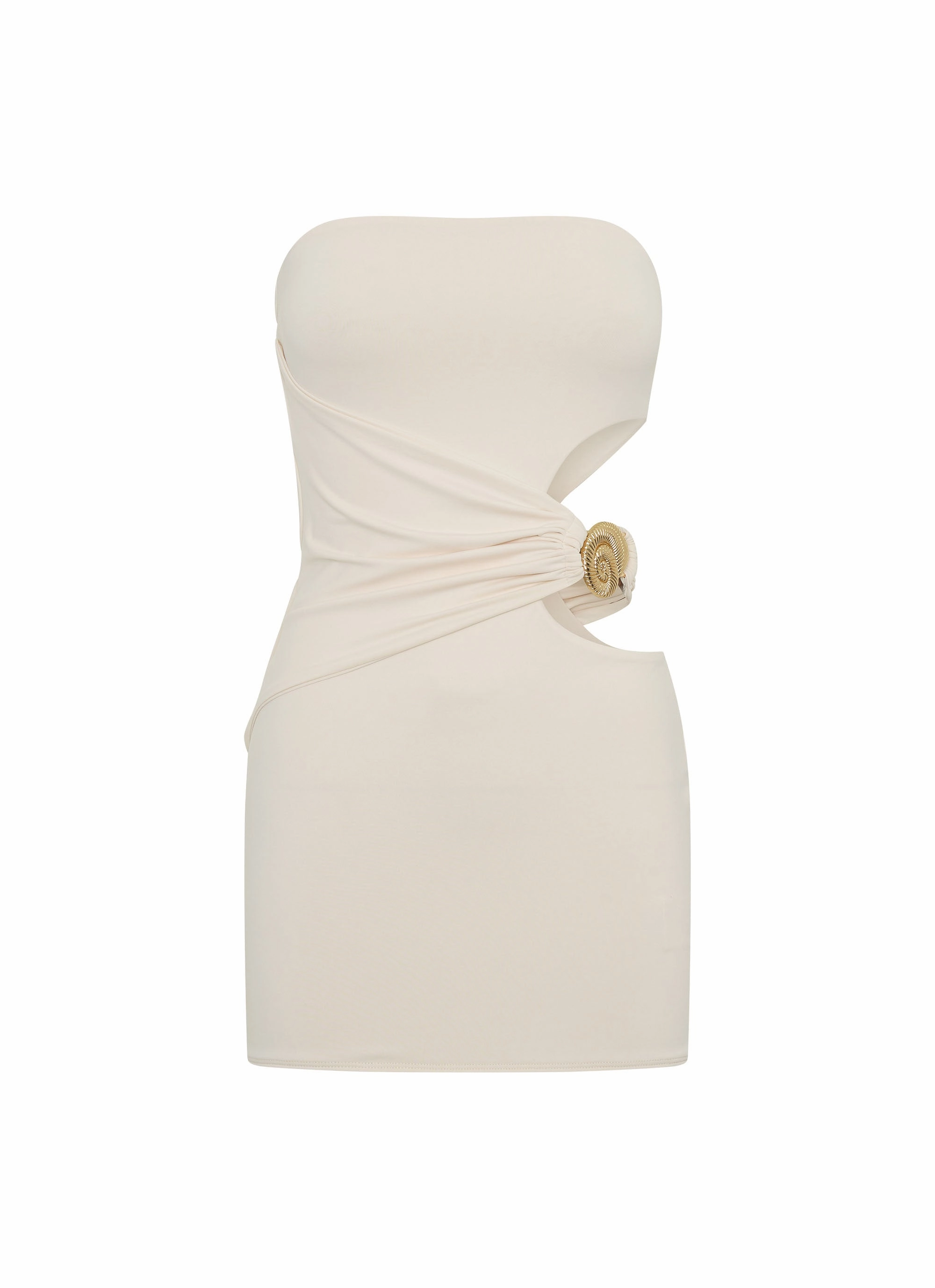 So Iconic Mini Dress - Ivory Seasonal Essential Eco-friendly