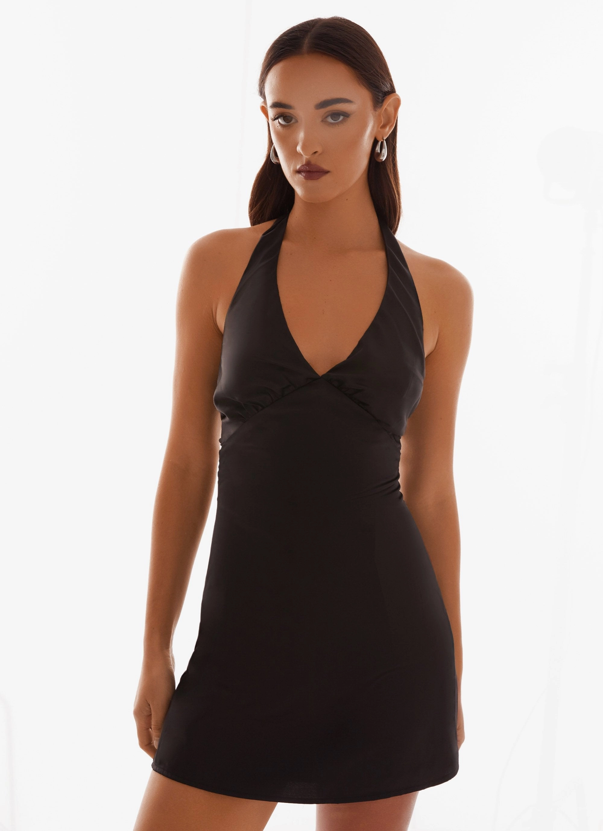 ComfortFitDesign Heavy Hearted Mini Dress - Black