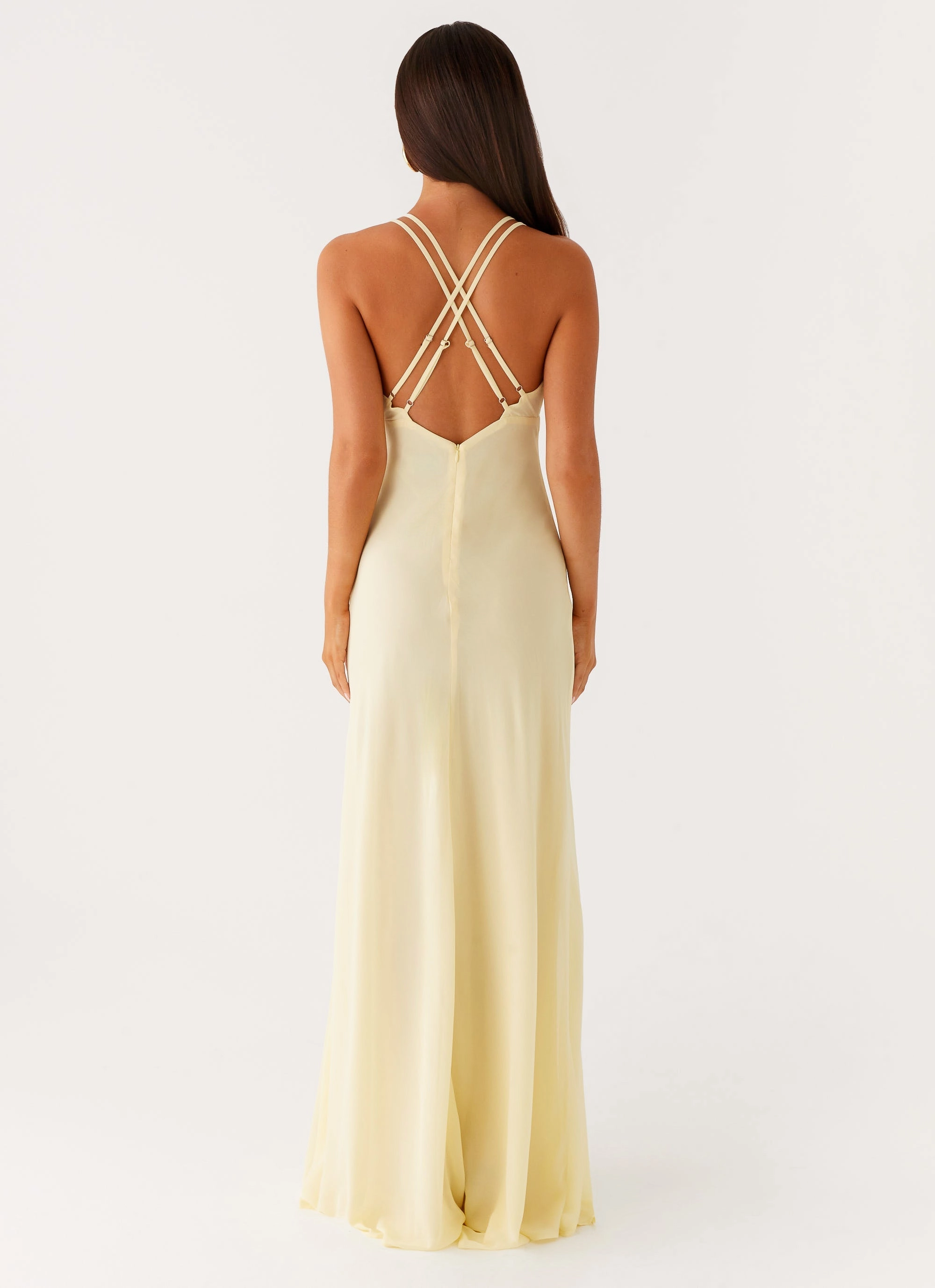 Walk Easy Comfortable Layer Kacia Maxi Dress - Lemon