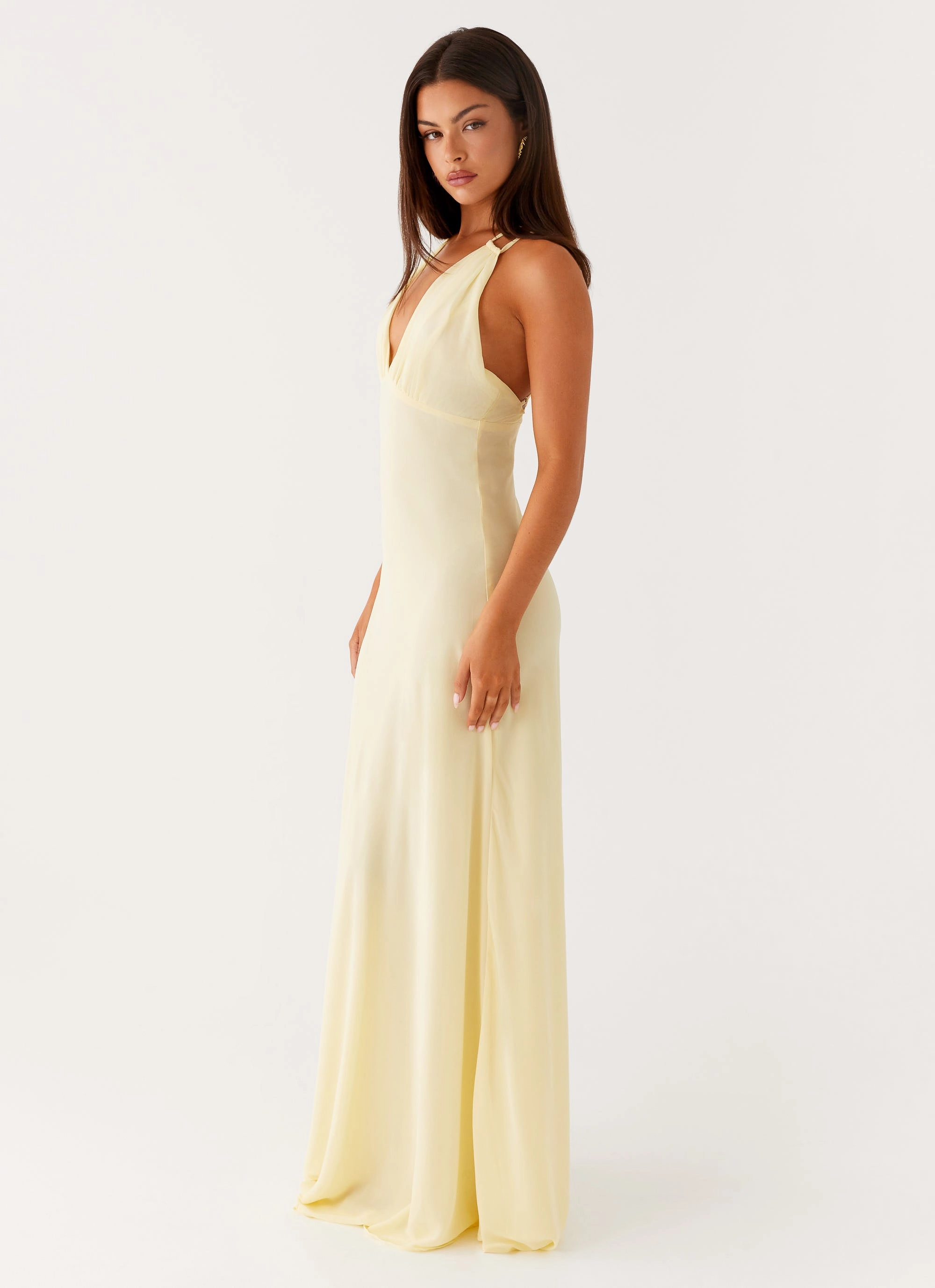Kacia Maxi Dress - Lemon Urban Energy Shade Soft