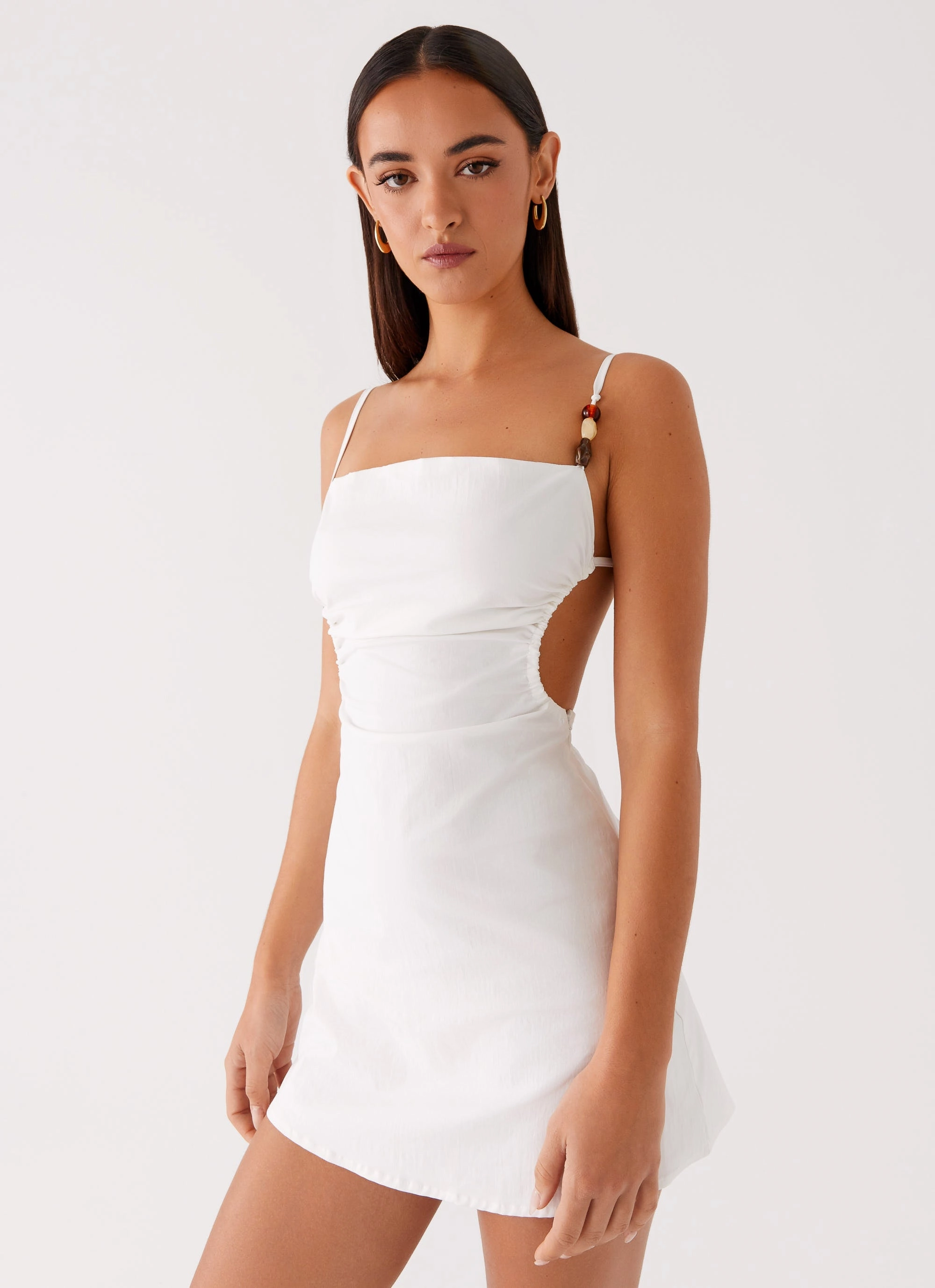 Minimal Core Occasion Wear Marlon Mini Dress - White
